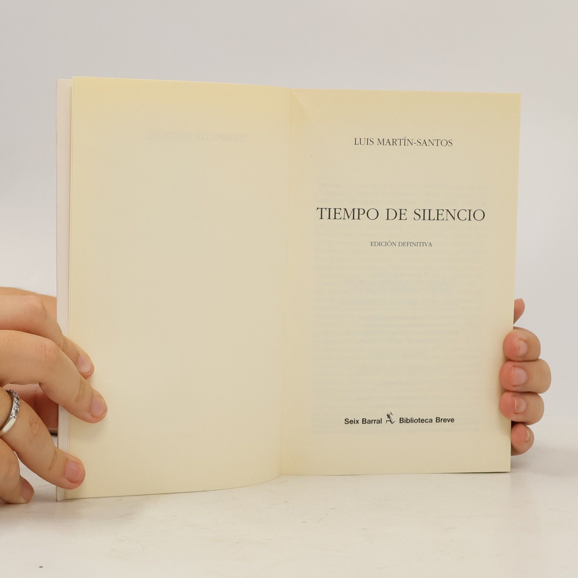 Luis Martín Santos Biblioteca Breve: Tiempo de silencio