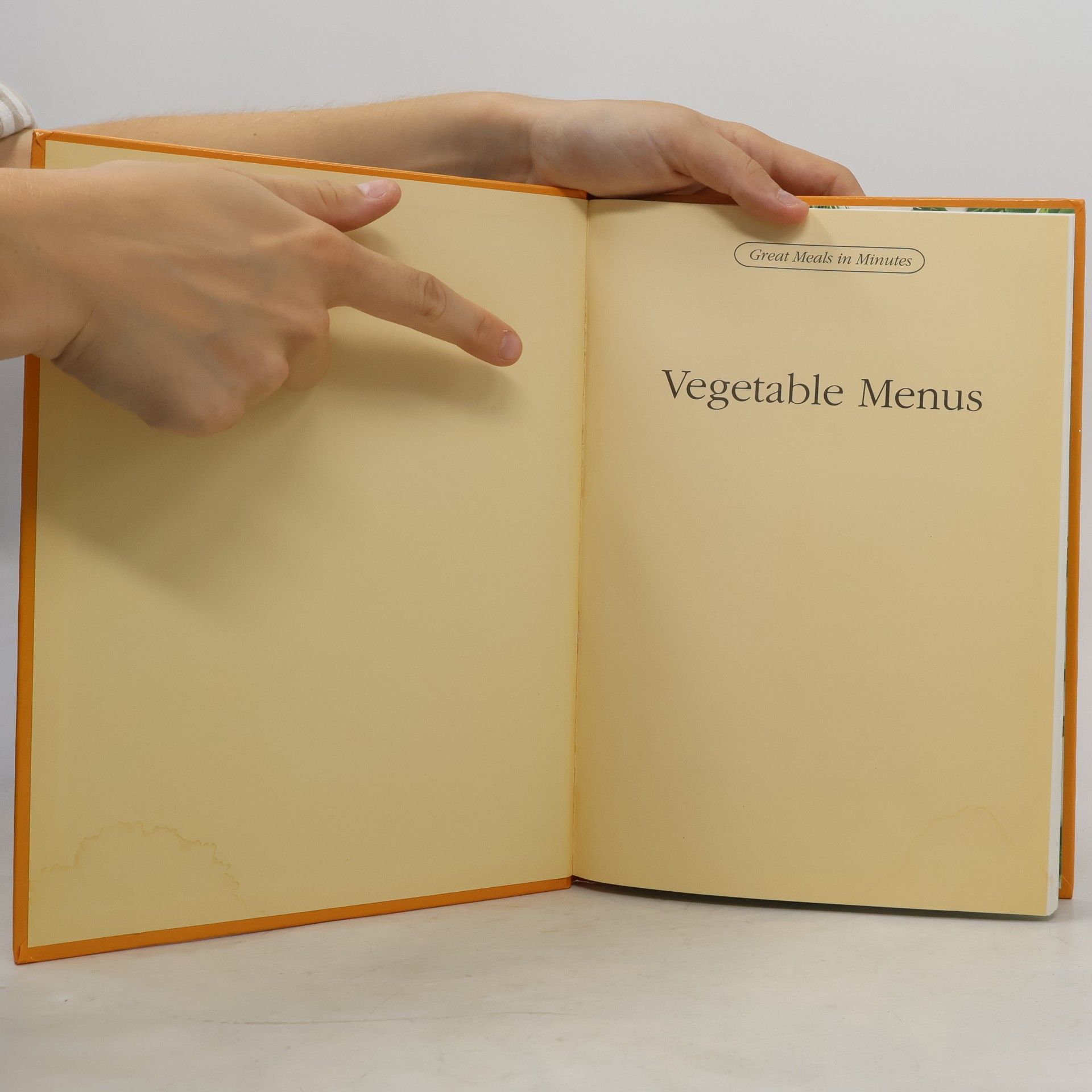 Great Meals in Minutes: Vegetable Menus