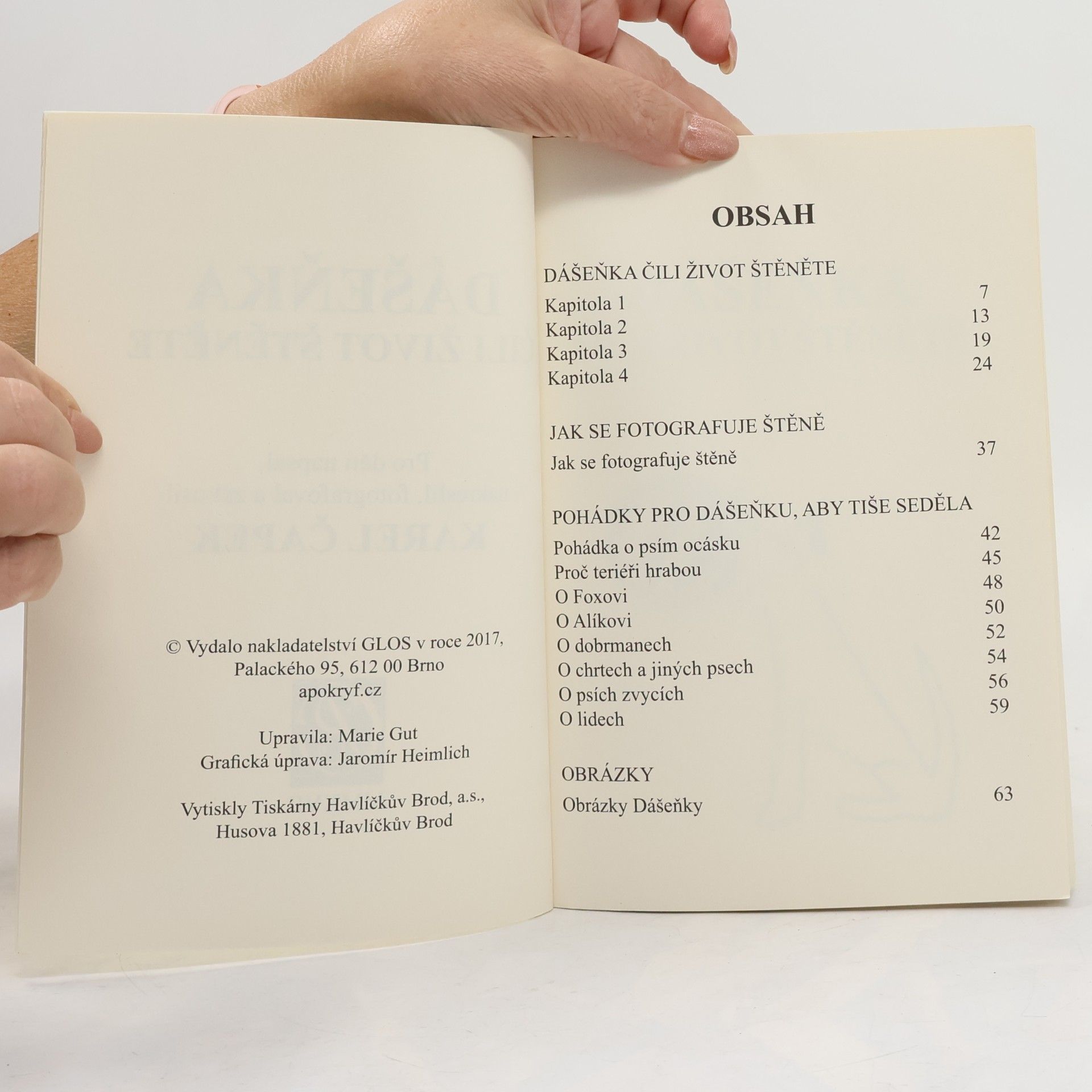 Karel Čapek Dášeňka čili život štěněte