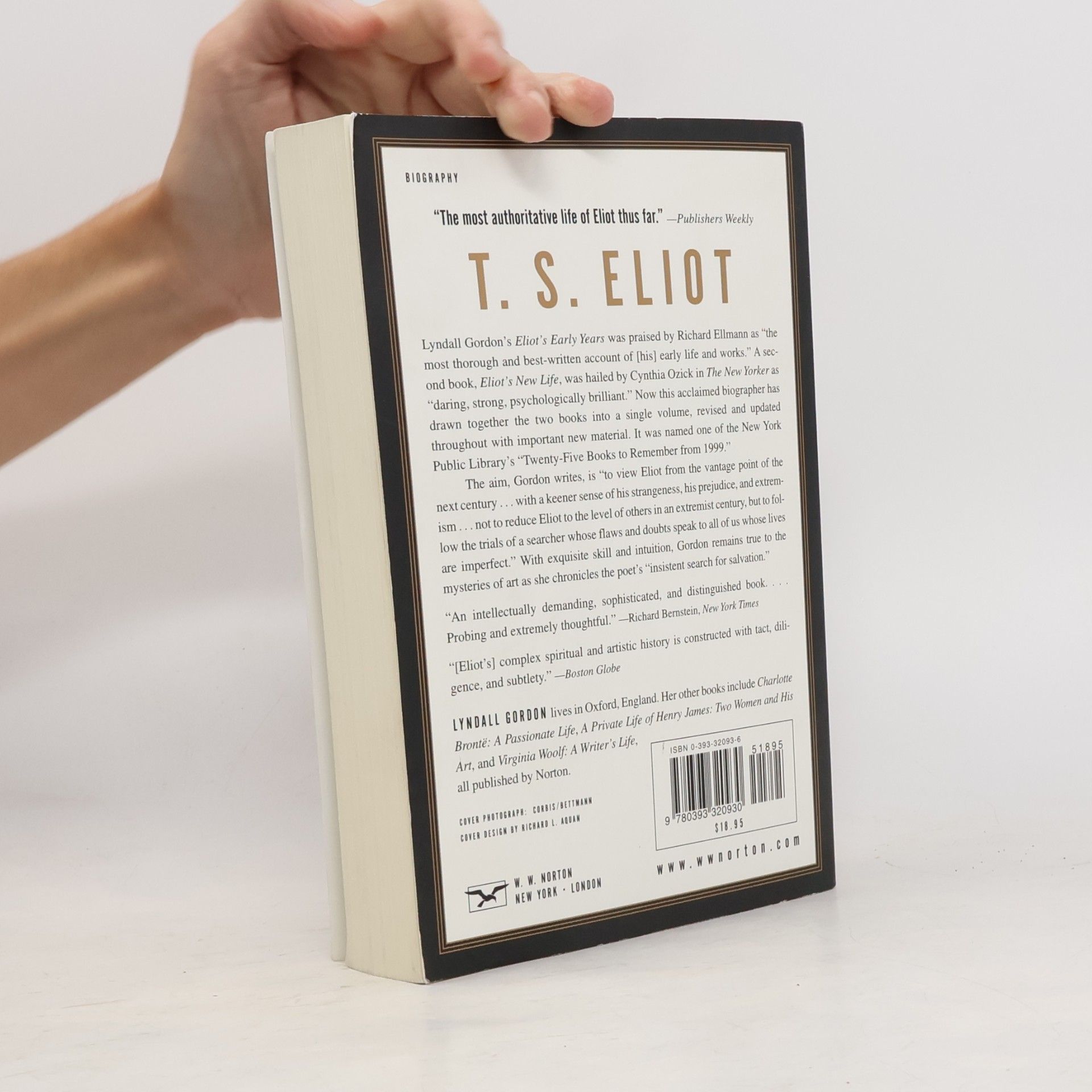 Lyndall Gordon T. S. Eliot