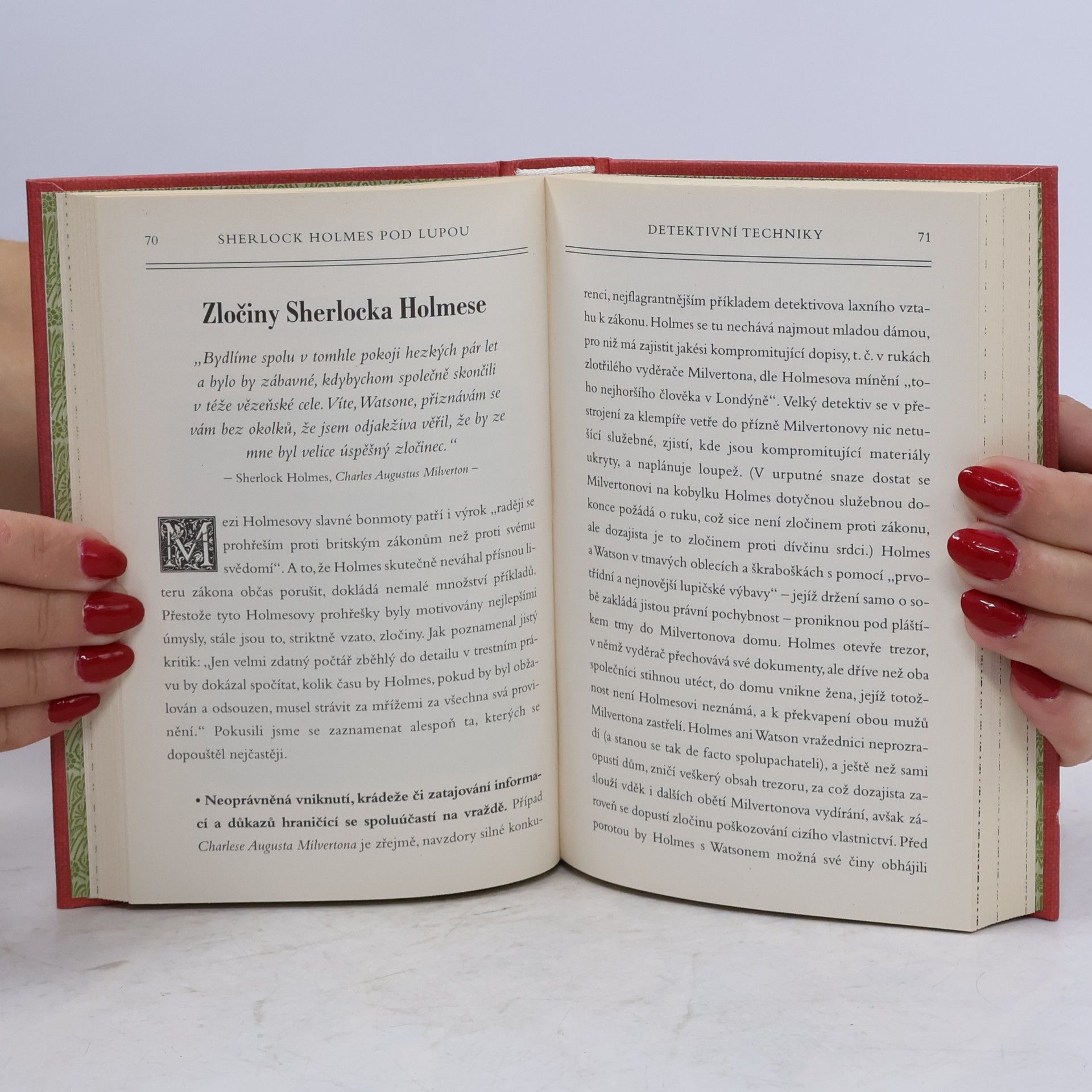 Ransom Riggs Sherlock Holmes pod lupou