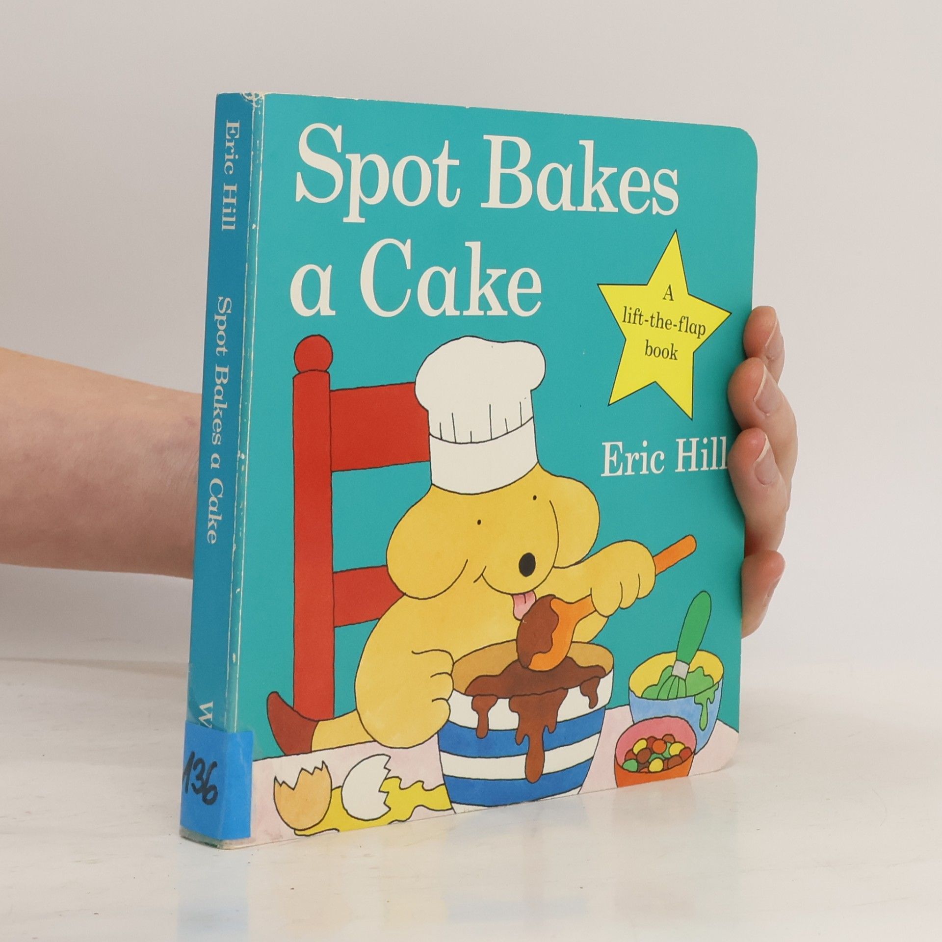 Eric Hill Spot bakes a cake