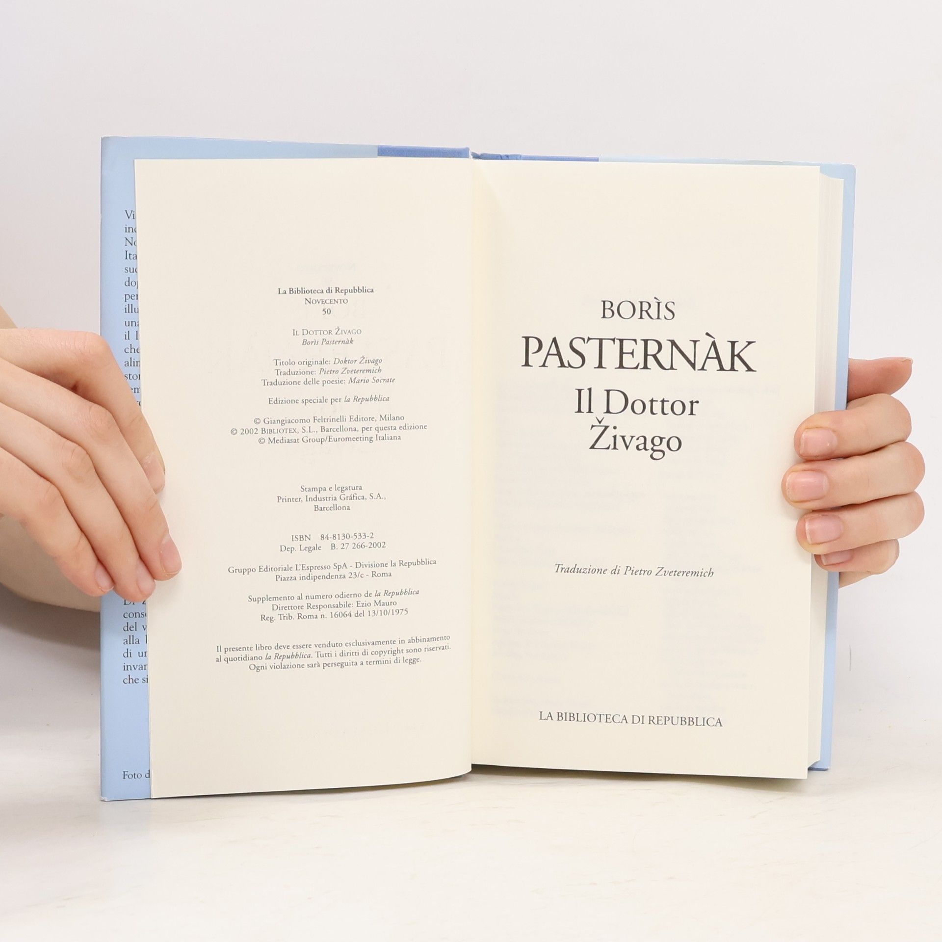 Pasternak Boris Il dottor Živago