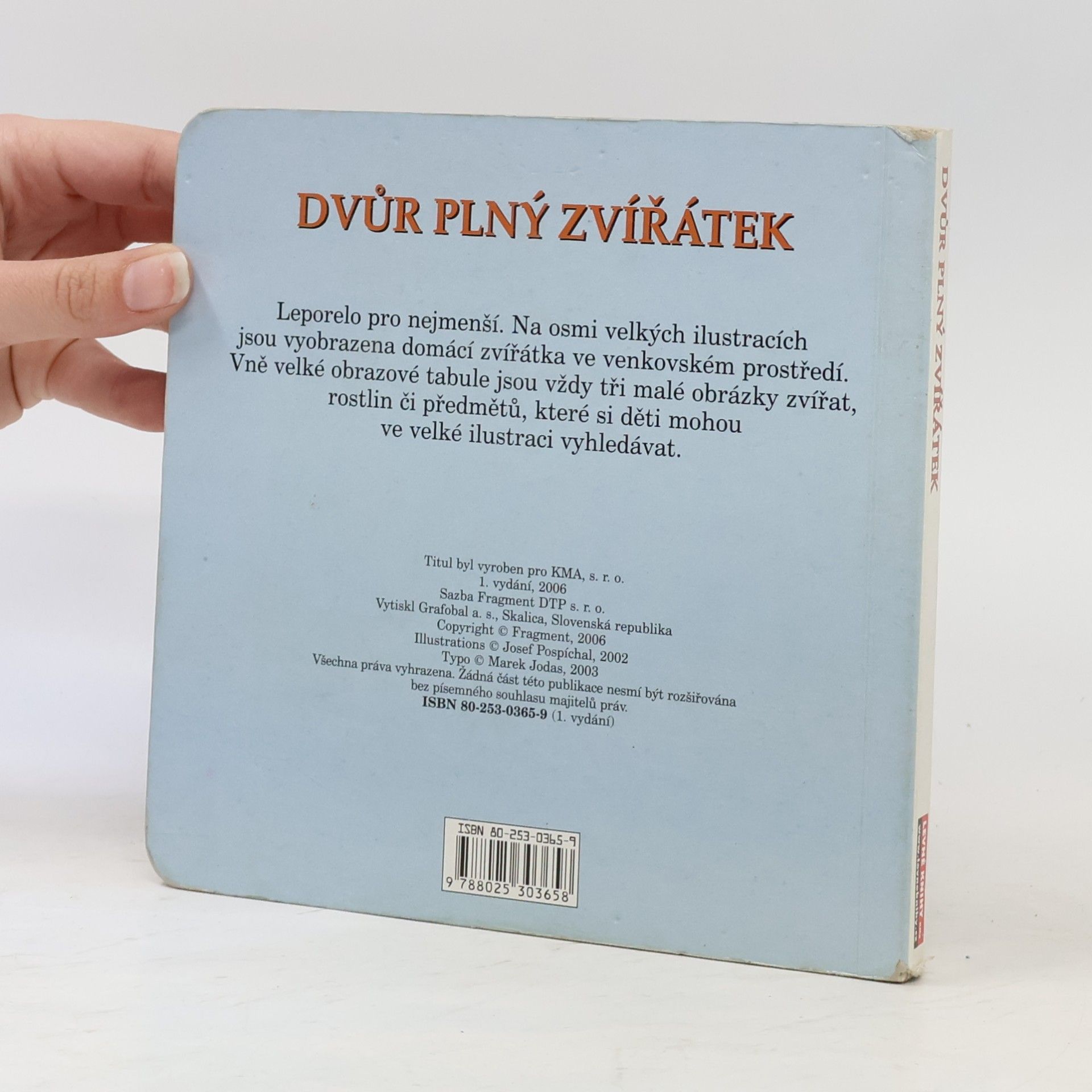 Josef Pospichal Dvůr plný zvířátek
