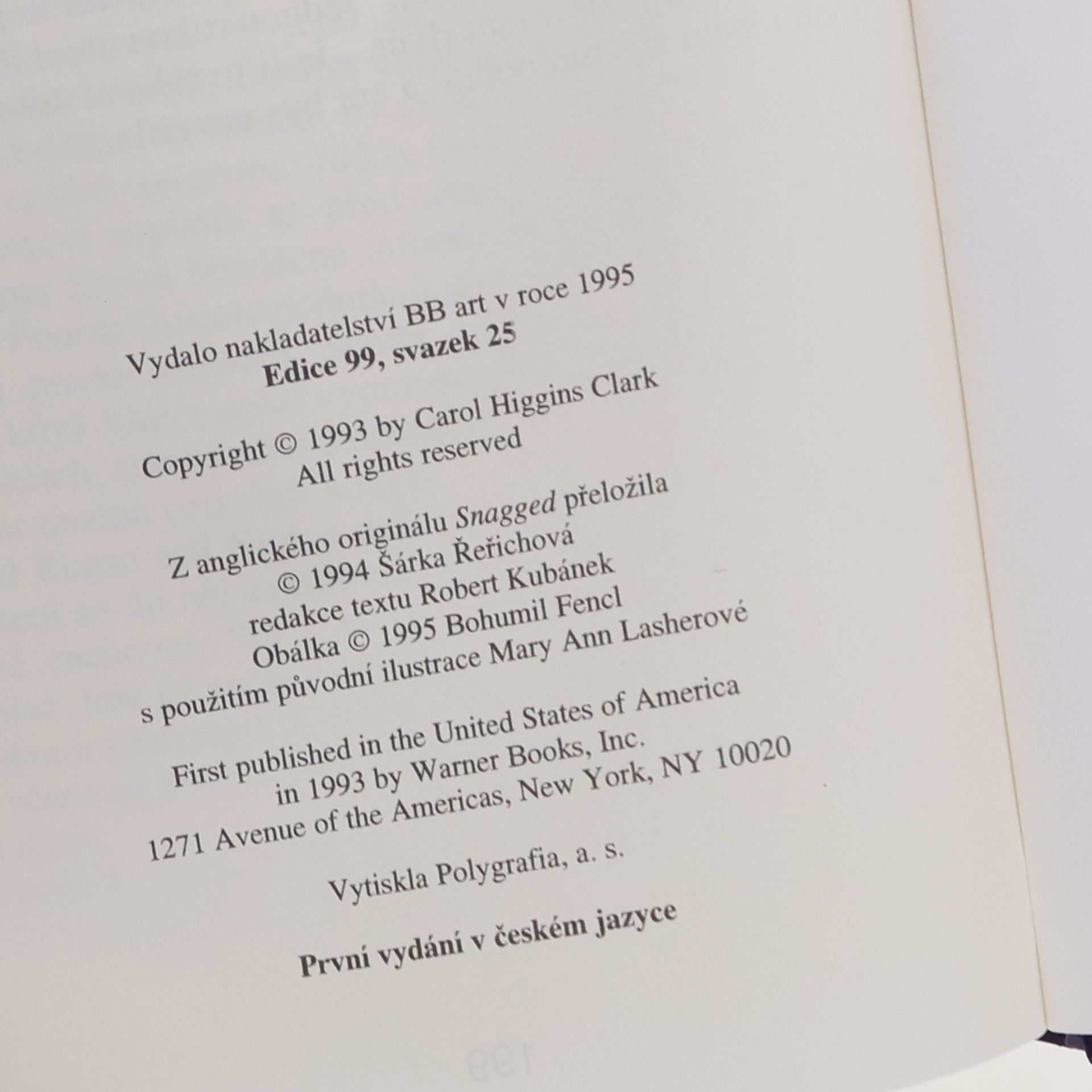 Carol Higgins Clark Zádrhel