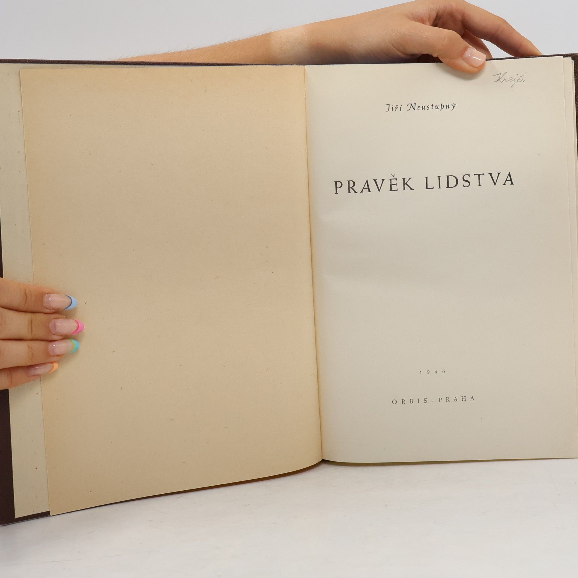 Jiří Neustupný Pravěk lidstva