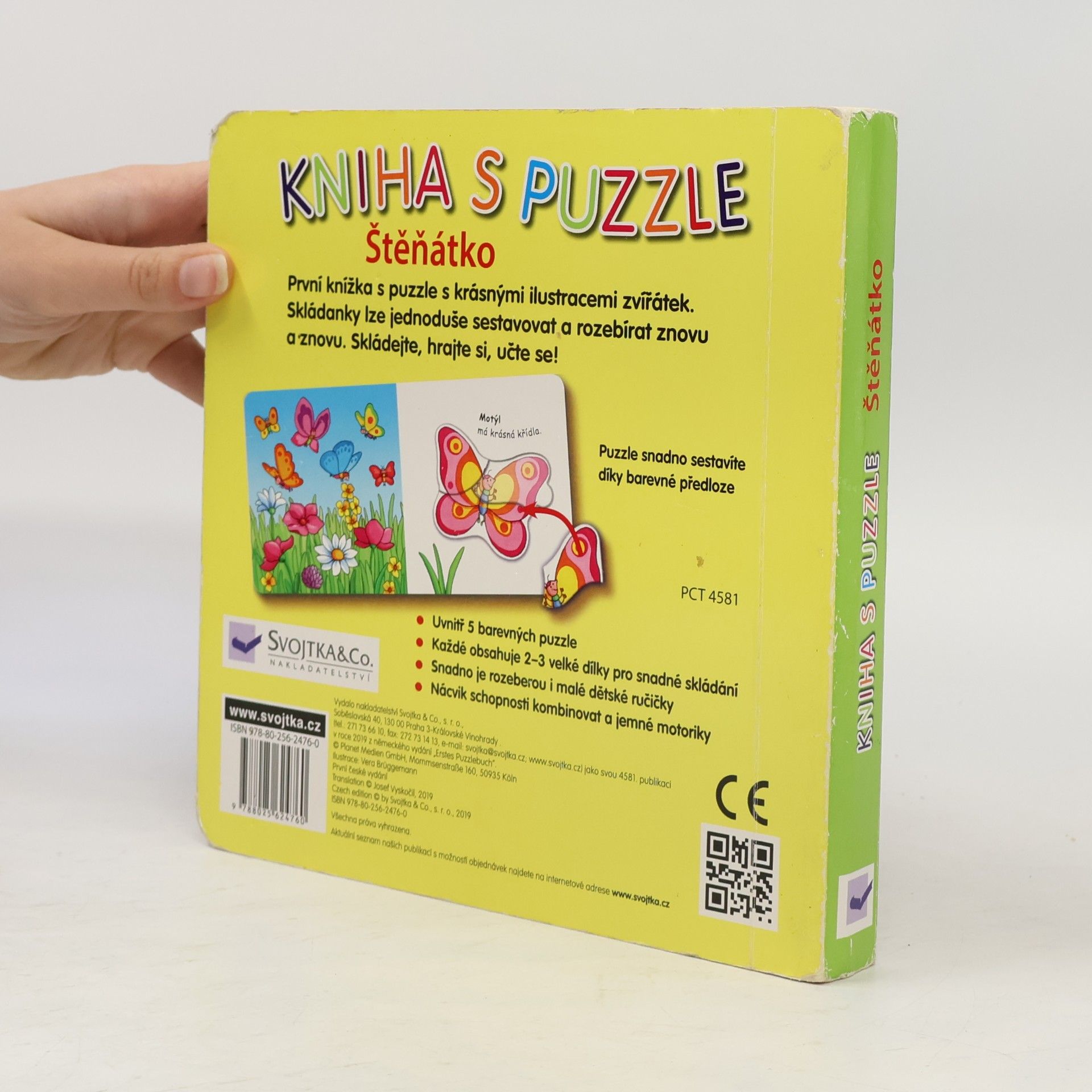 Vera Brüggemann Štěňátko: kniha s puzzle
