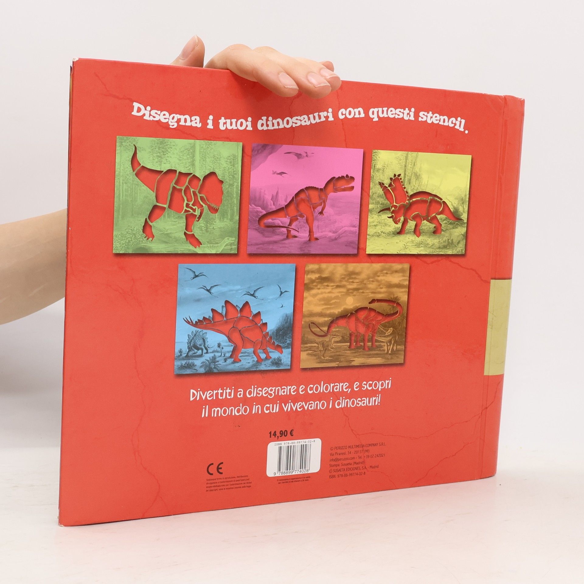 Dinosauri. Con stencil