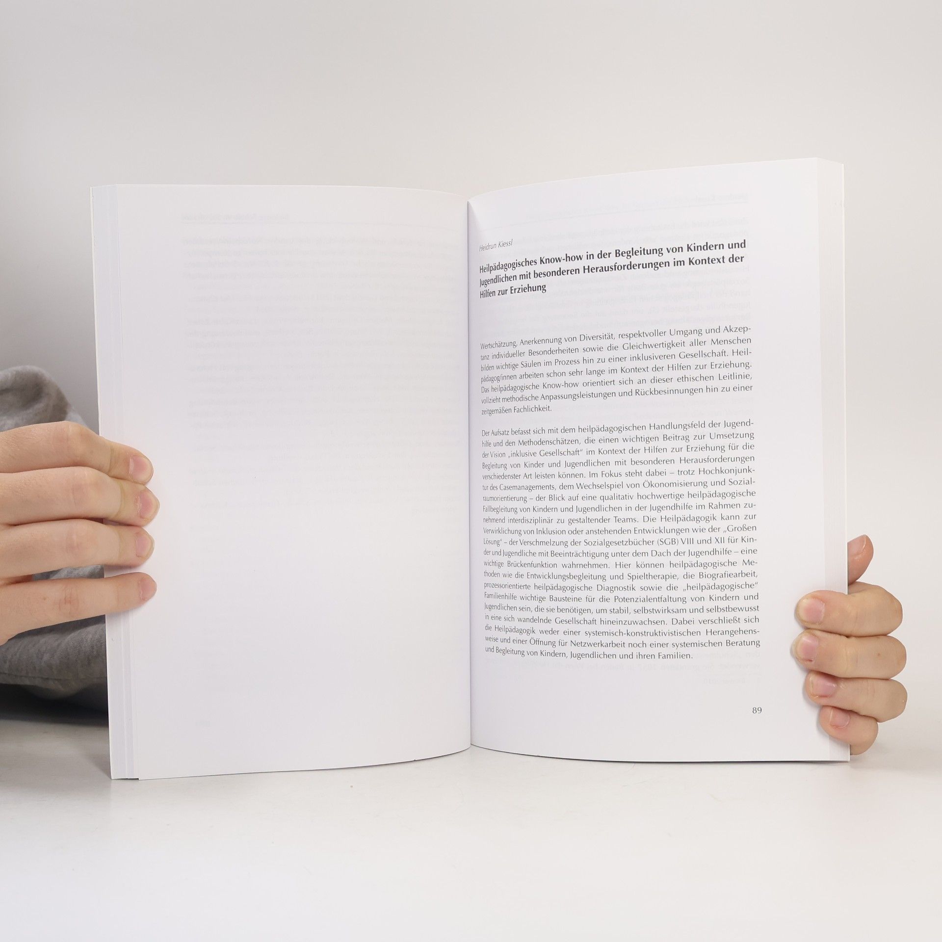 Deutscher Verein für öffentliche und private Fürsorge Deutscher Verein für öffentliche und private Fürsorge e.V. Sozialhilfe und Sozialpolitik - 13: Inklusion und Heilpädagogik