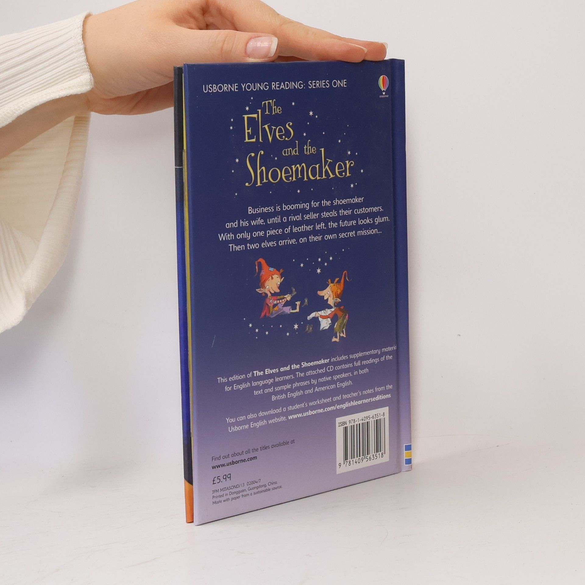 Katie Daynes Usborne Young Reading: The Elves and the Shoemaker: English Learner's Edition With CD And Downloadable Worksheets