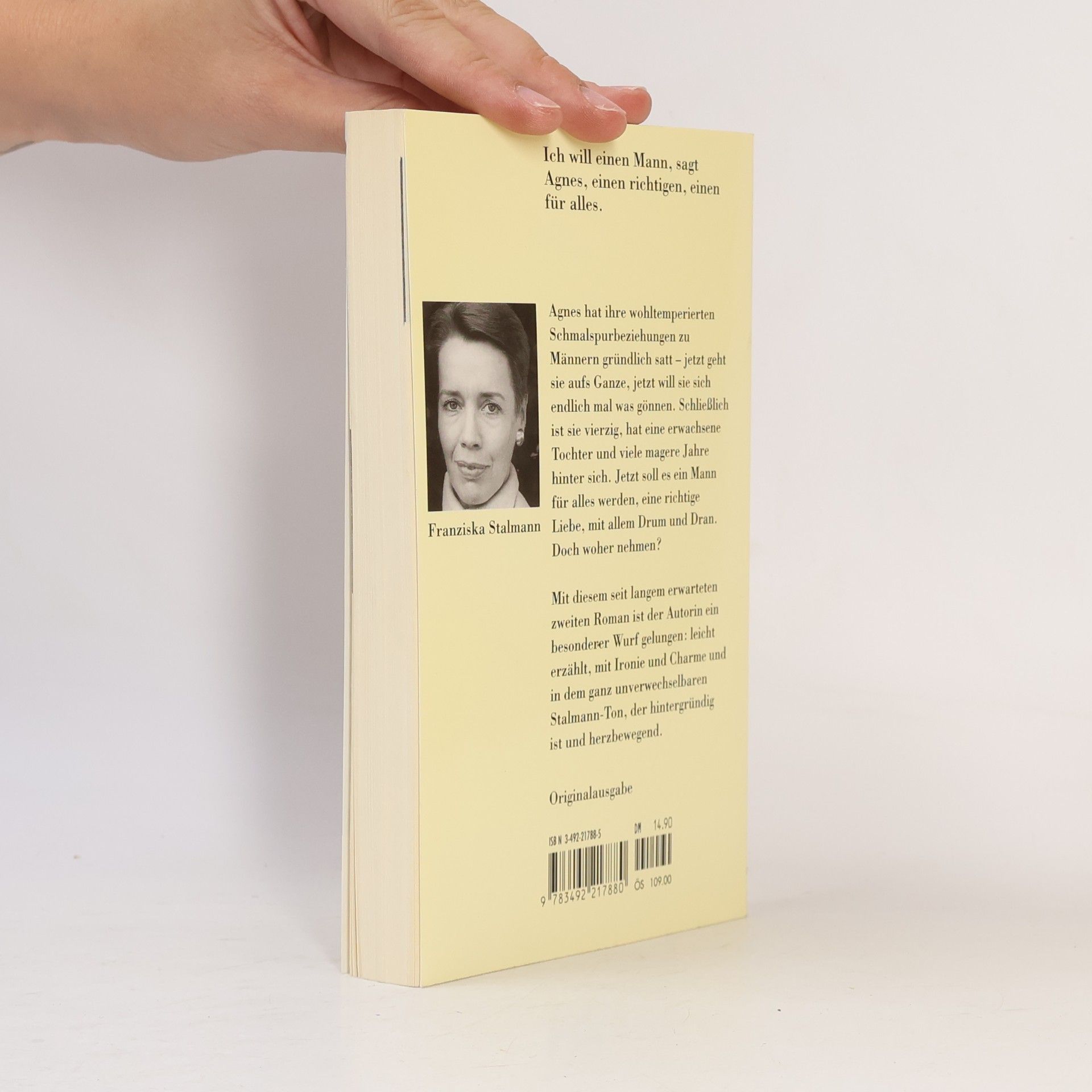 Franziska Stalmann Lieber die Taube in der Hand