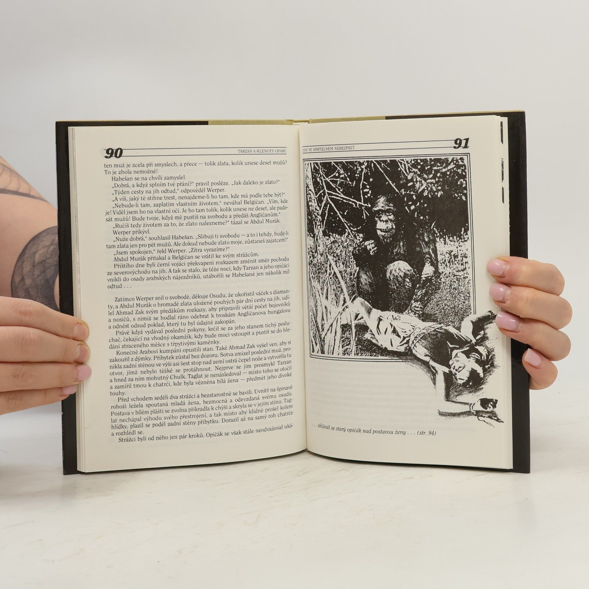 Edgar Rice Burrroughs Tarzan a klenoty Oparu 5
