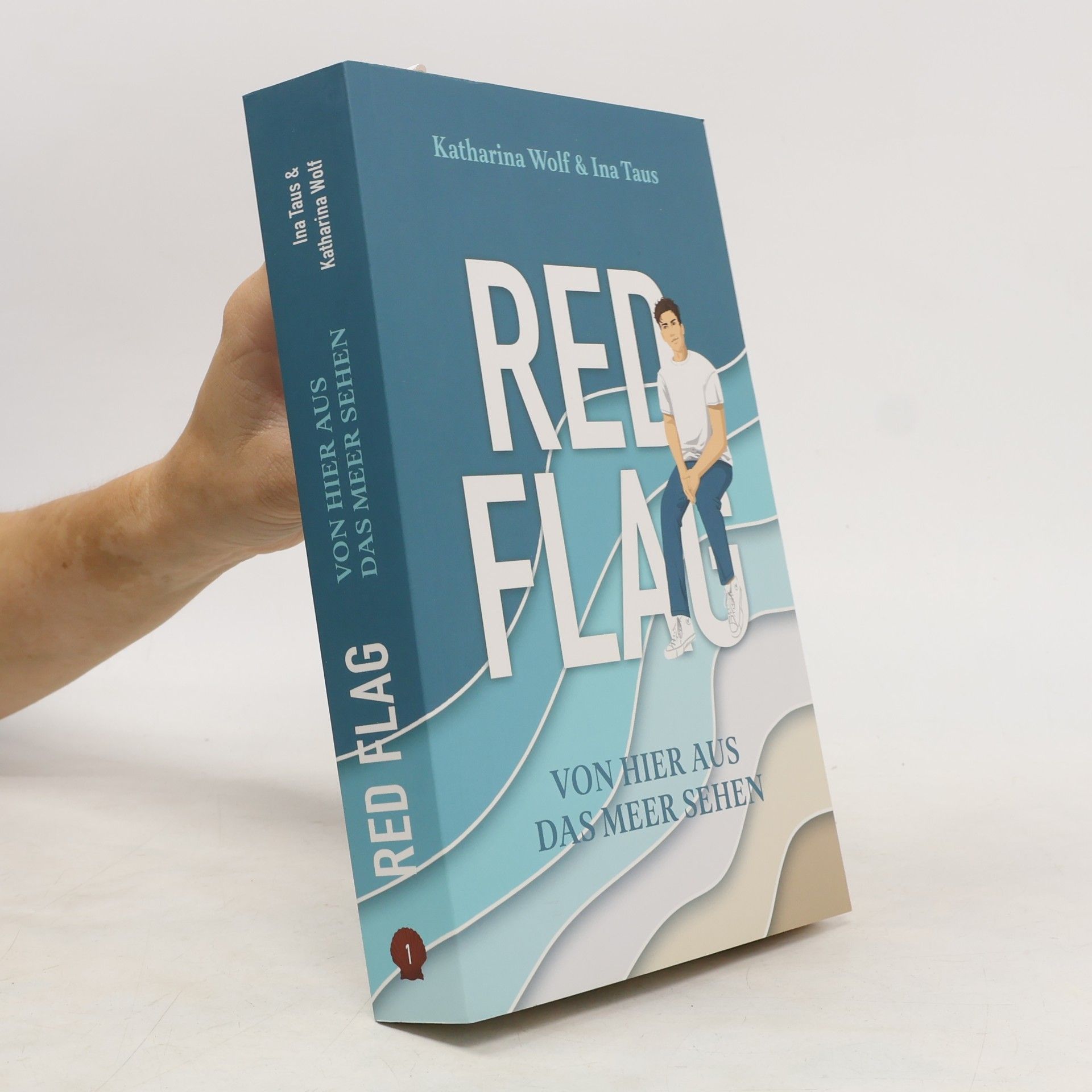 Katharina Wolf Red Flag - Von hier aus das Meer sehen. Queere Strangers-to-Lovers-Romance I mit Farbschnitt