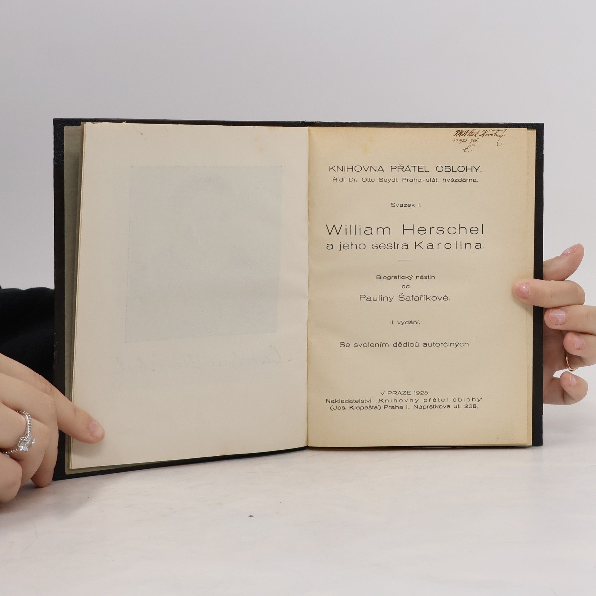 Paulina Šafaříková William Herschel a jeho sestra Karolina
