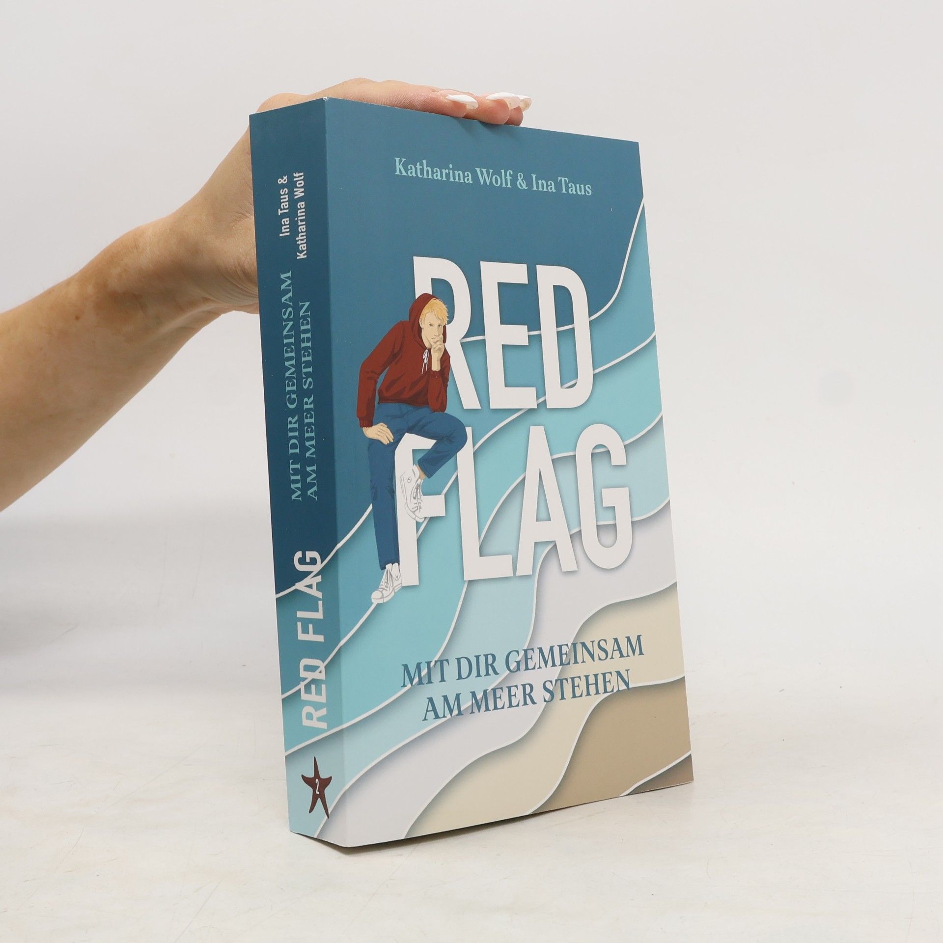 Katharina Wolf Red Flag - Mit dir gemeinsam am Meer stehen: Queere Strangers-to-Lovers-Romance I mit Farbschnitt