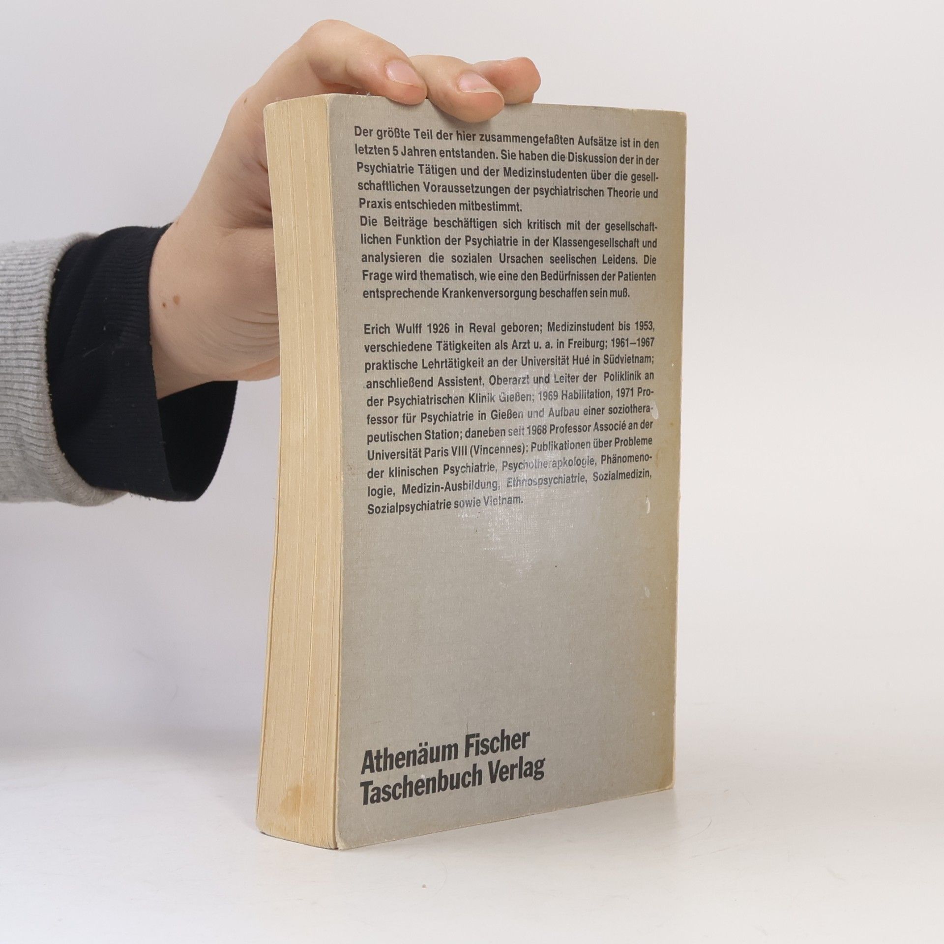 Erich Wulff Psychiatrie und Klassengesellschaft