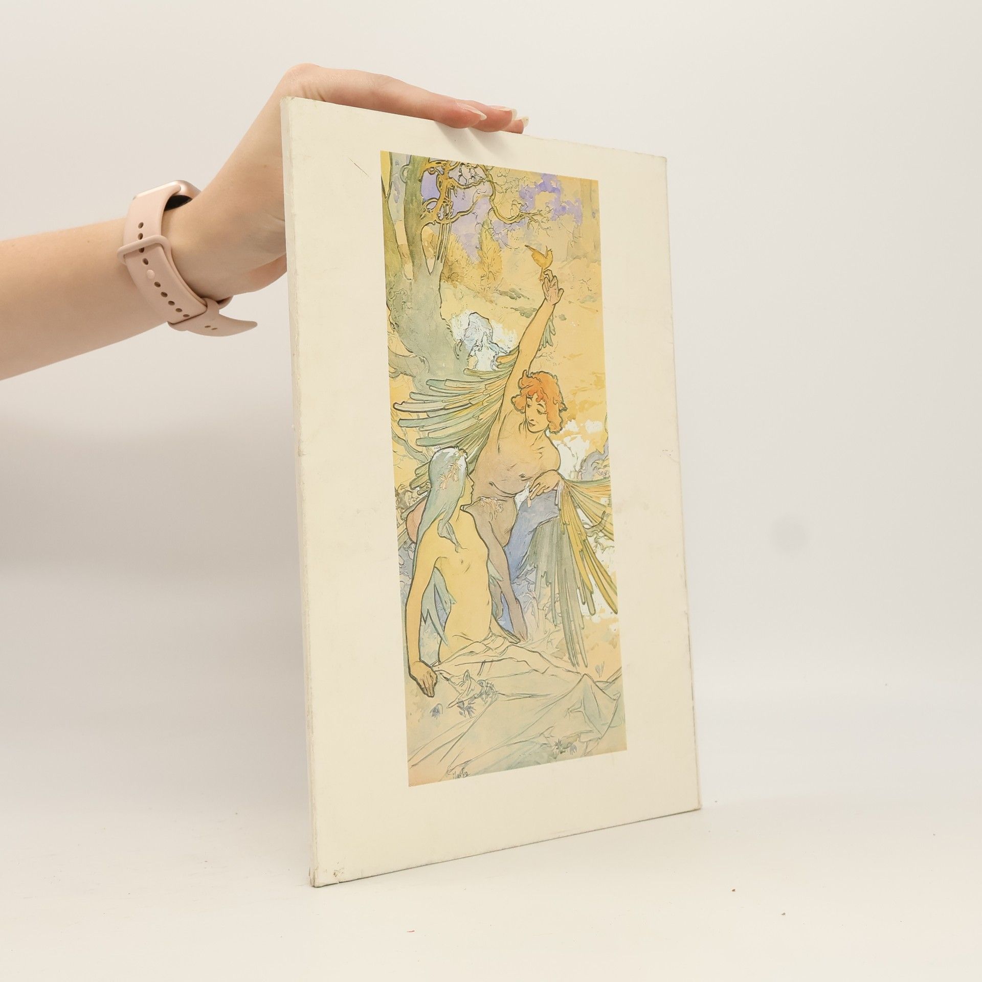 Alphonse Mucha Alfons Mucha : Tmavovláska (soubor 15 reprodukcí)