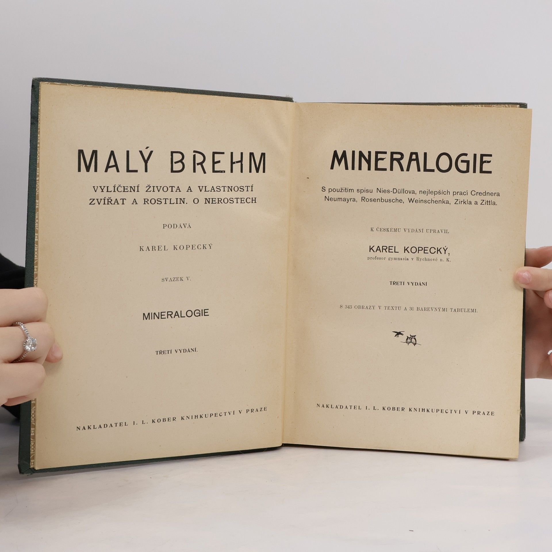 Karel Kopecký Malý Brehm. Svazek V. Mineralogie
