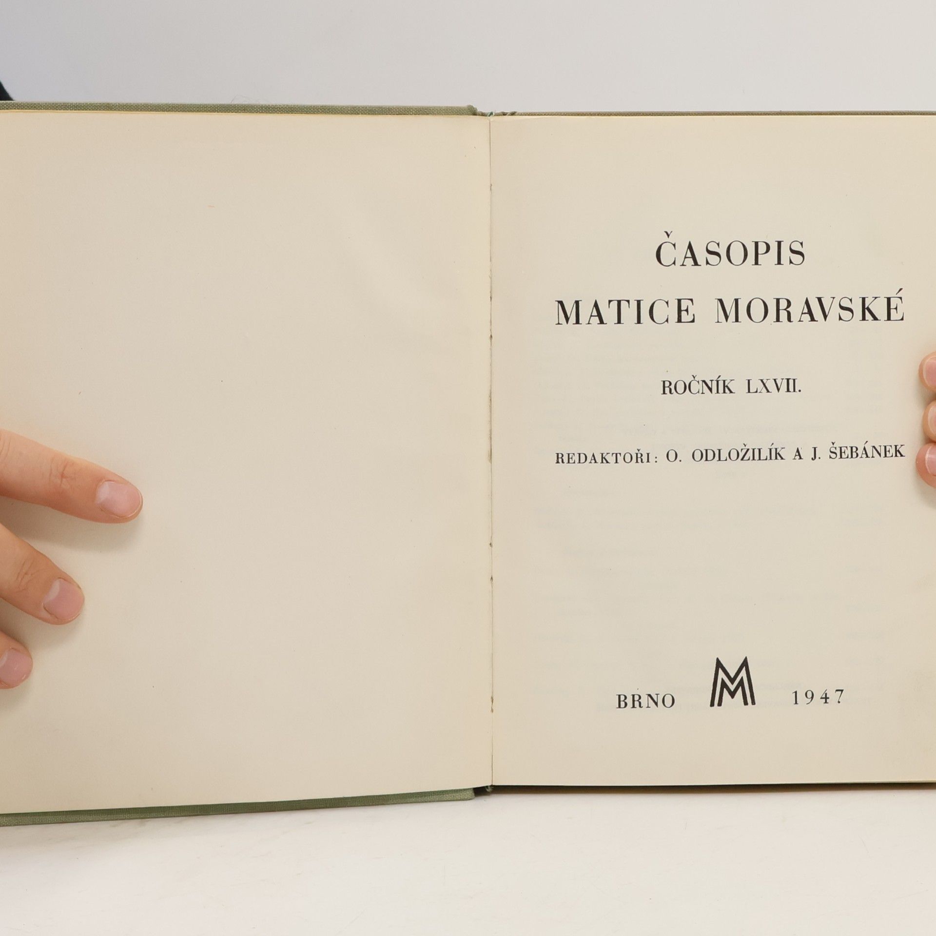 kolektiv Časopisu Matice moravské LXVII
