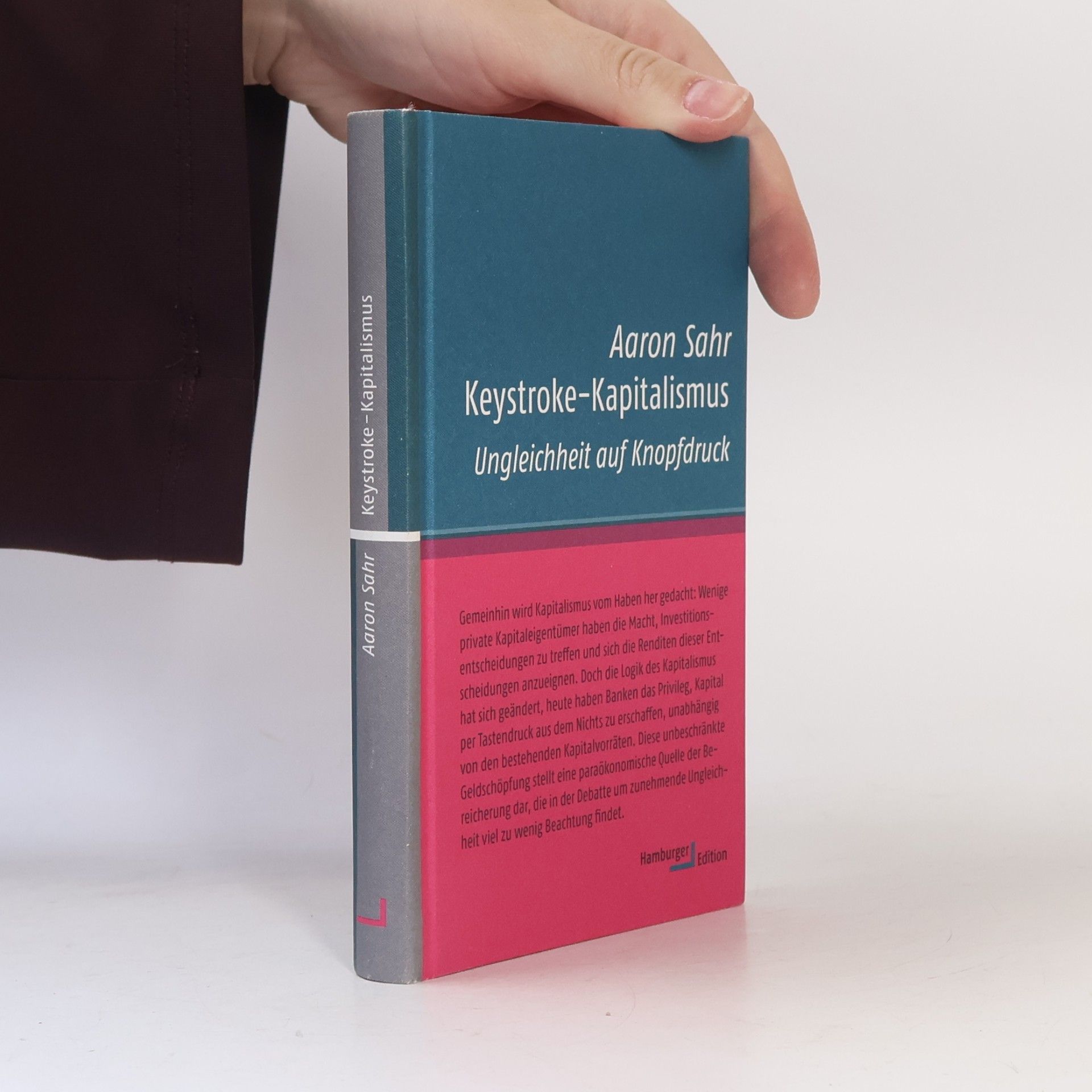 Aaron Sahr Keystroke-Kapitalismus