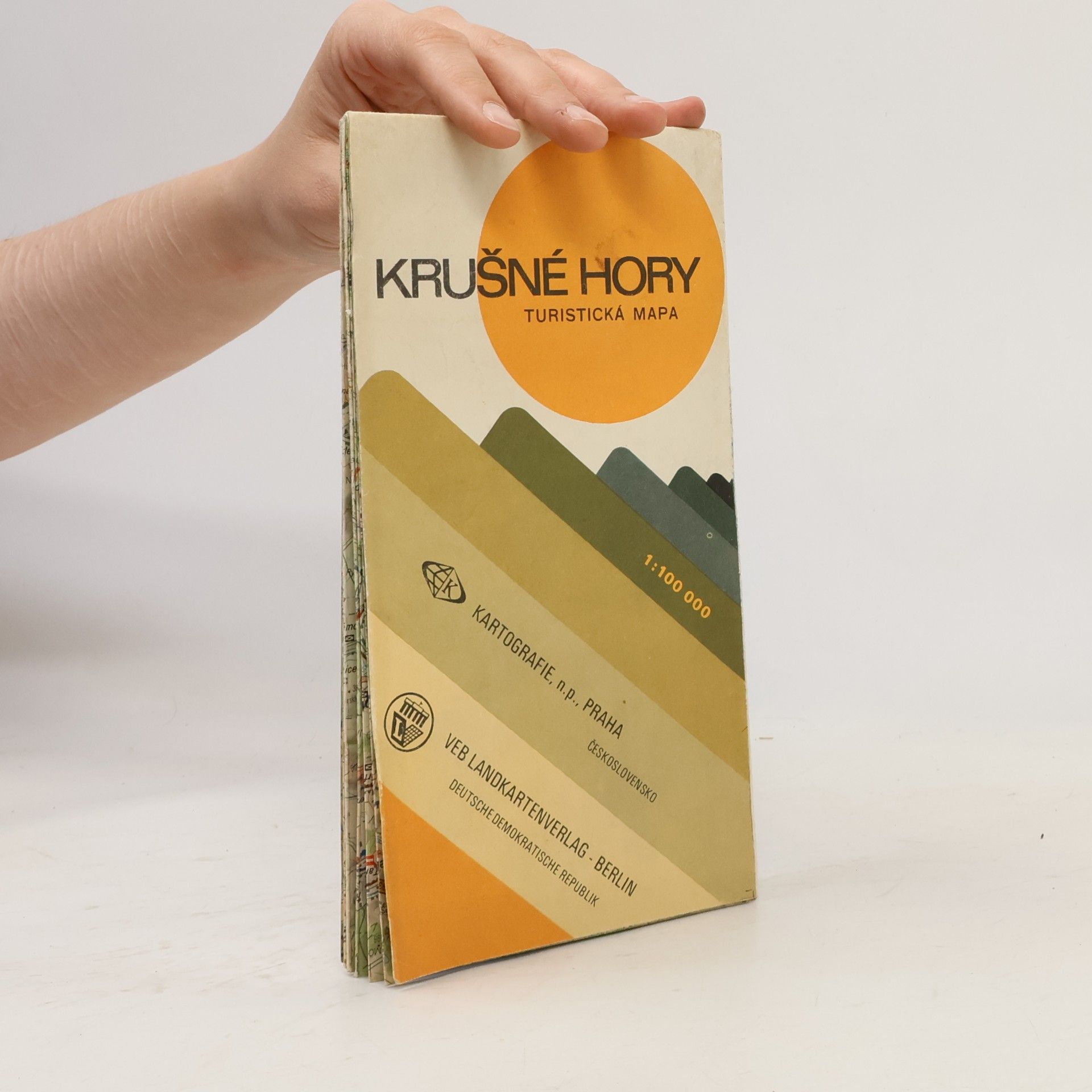 Autorenkollektiv Krušné hory. Turistická mapa 1:100 000