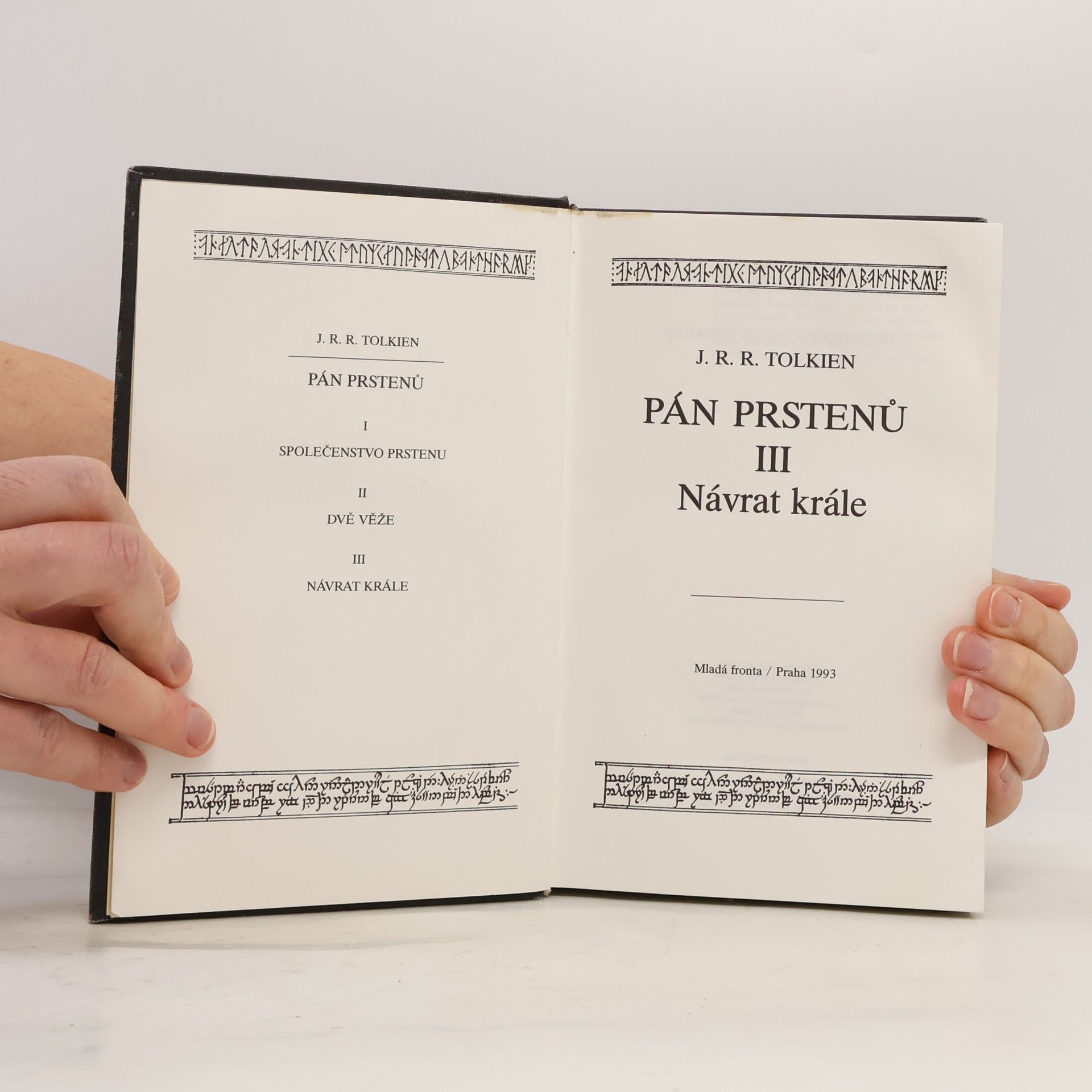 John Ronald Reuel Tolkien Pán prstenů III. Návrat krále