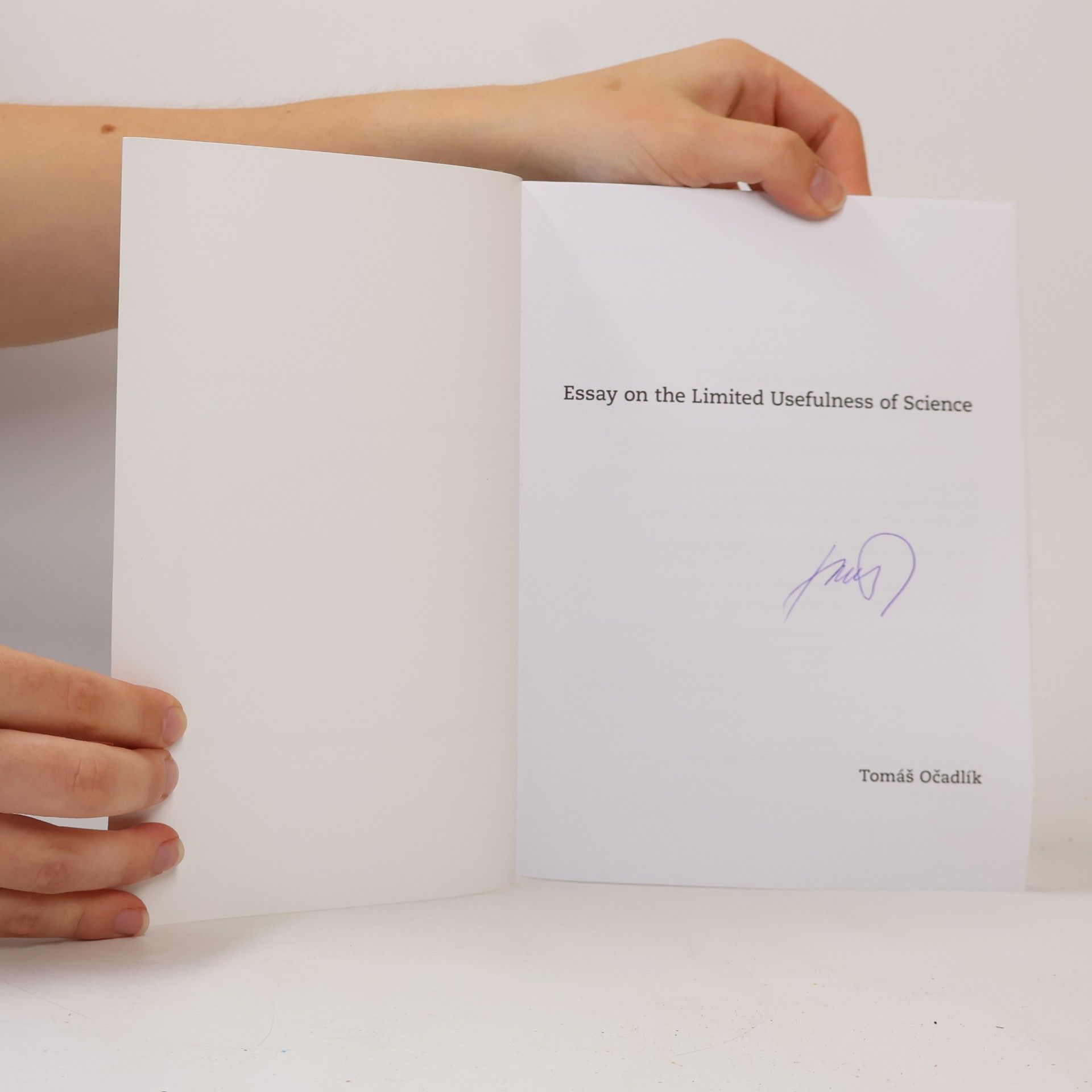 Tomáš Očadlík Essay on the limited usefulness of science