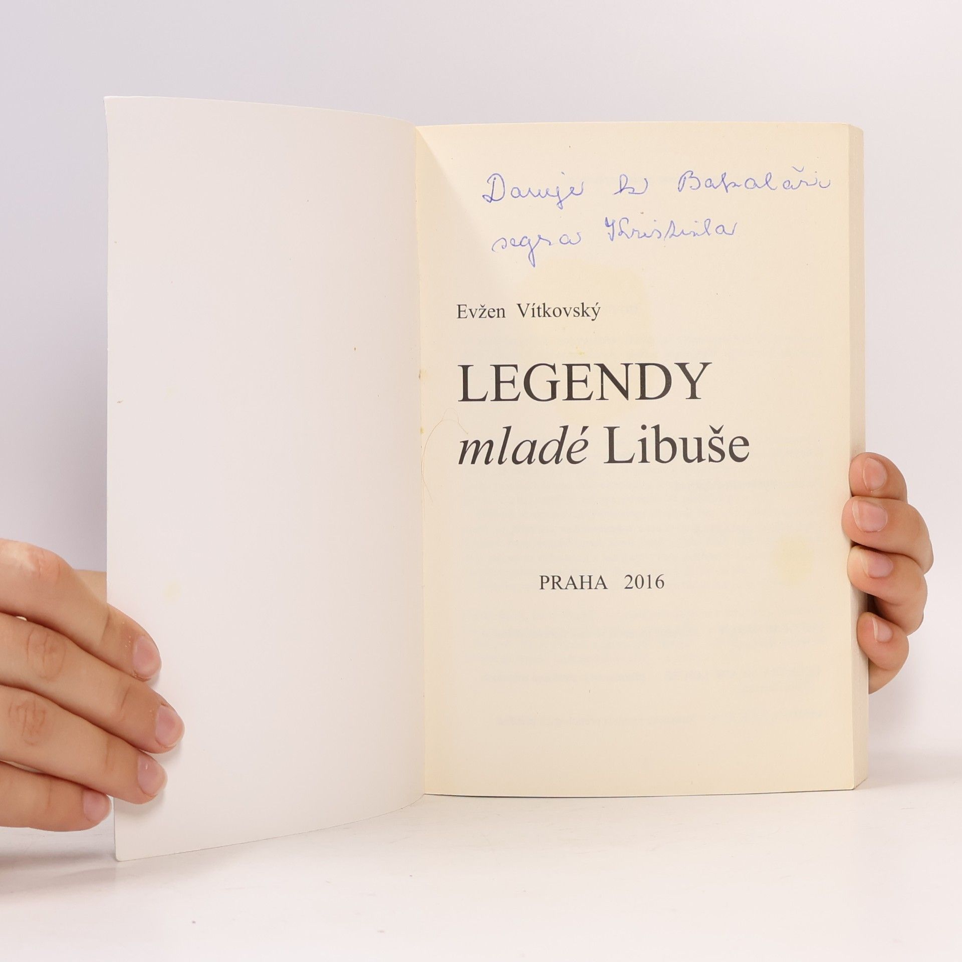 Evžen Vítkovský Legendy mladé Libuše