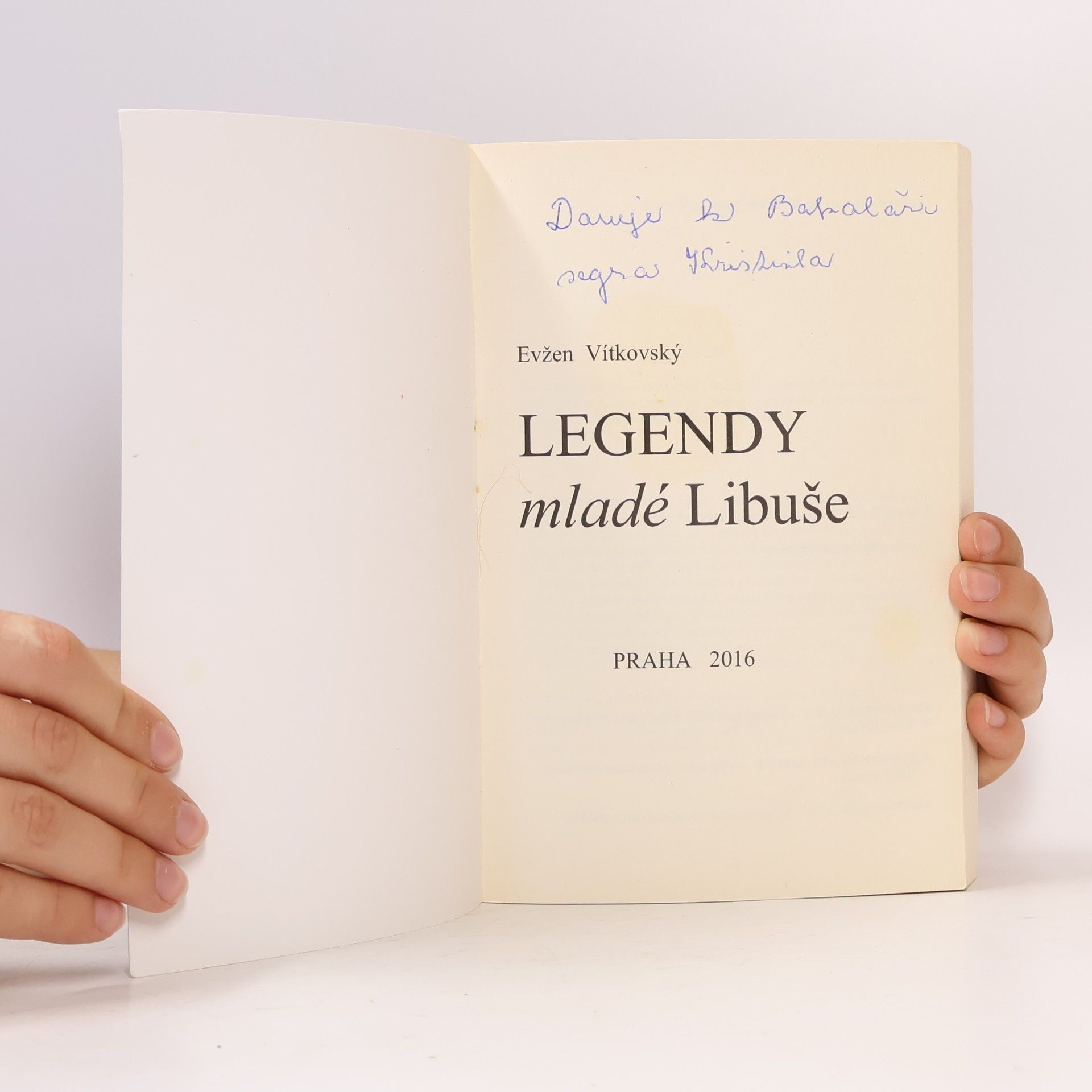 Evžen Vítkovský Legendy mladé Libuše