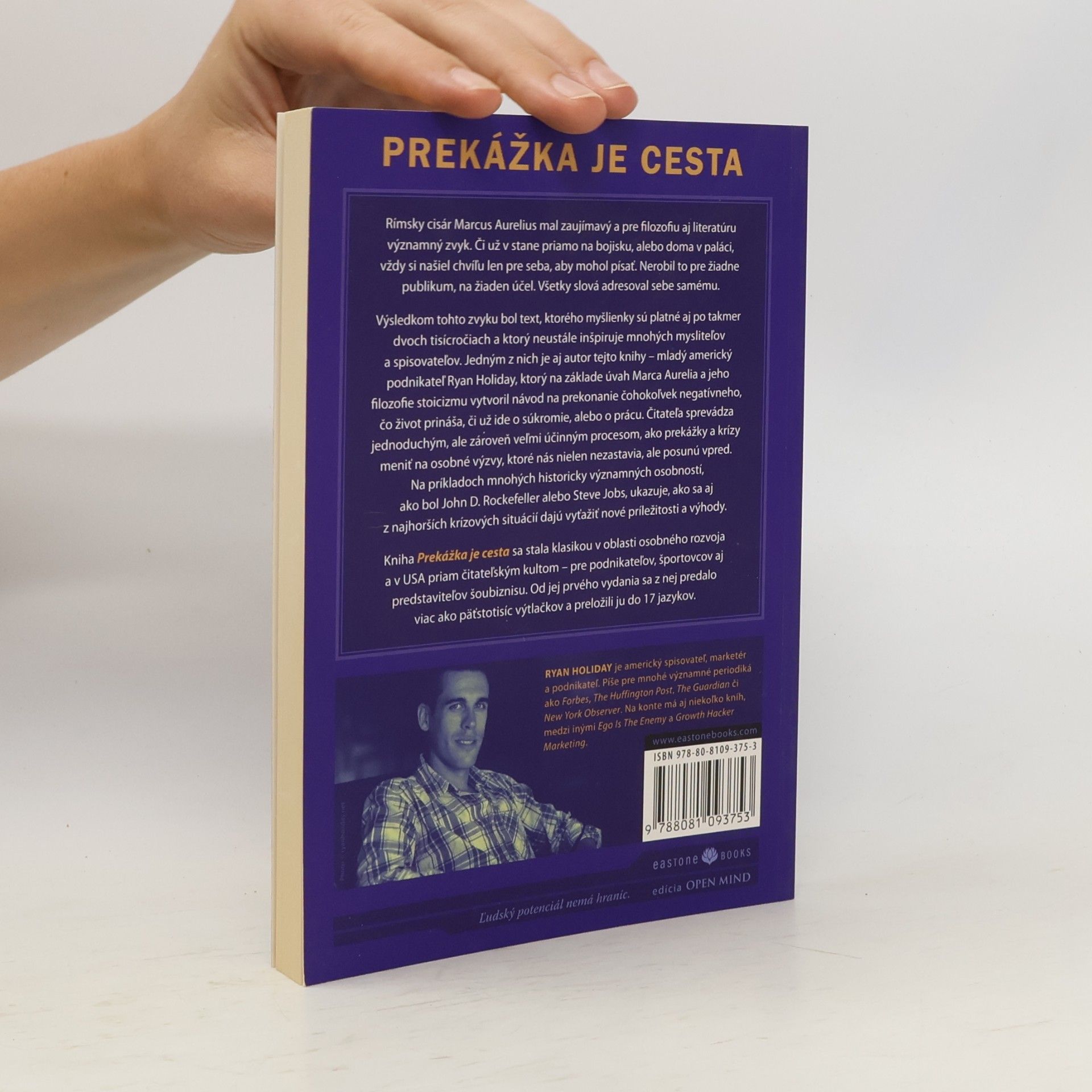 Ryan Holiday Prekážka je cesta