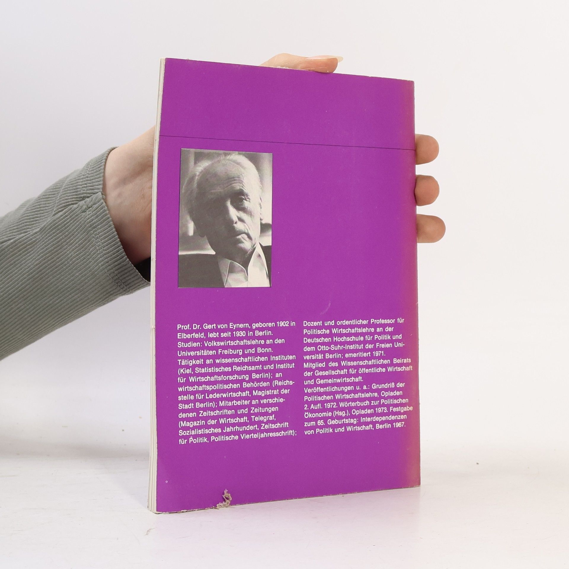 Gert von Eynern Schriftenreihe Gemeinwirtschaft - 17: Gemeinwirtschaftliche Bindung von Unternehmen