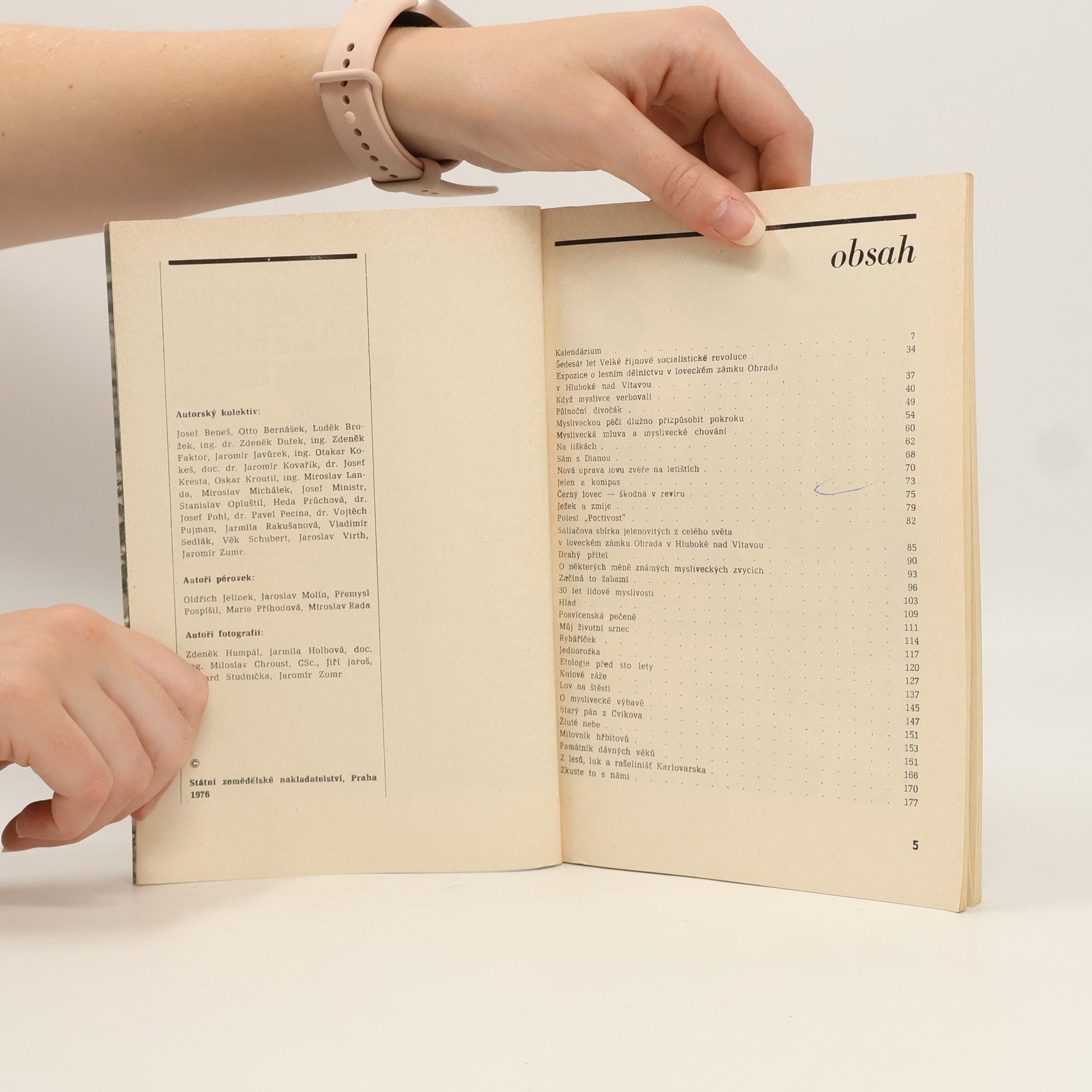 Autorenkollektiv Myslivecký kalendář 1977