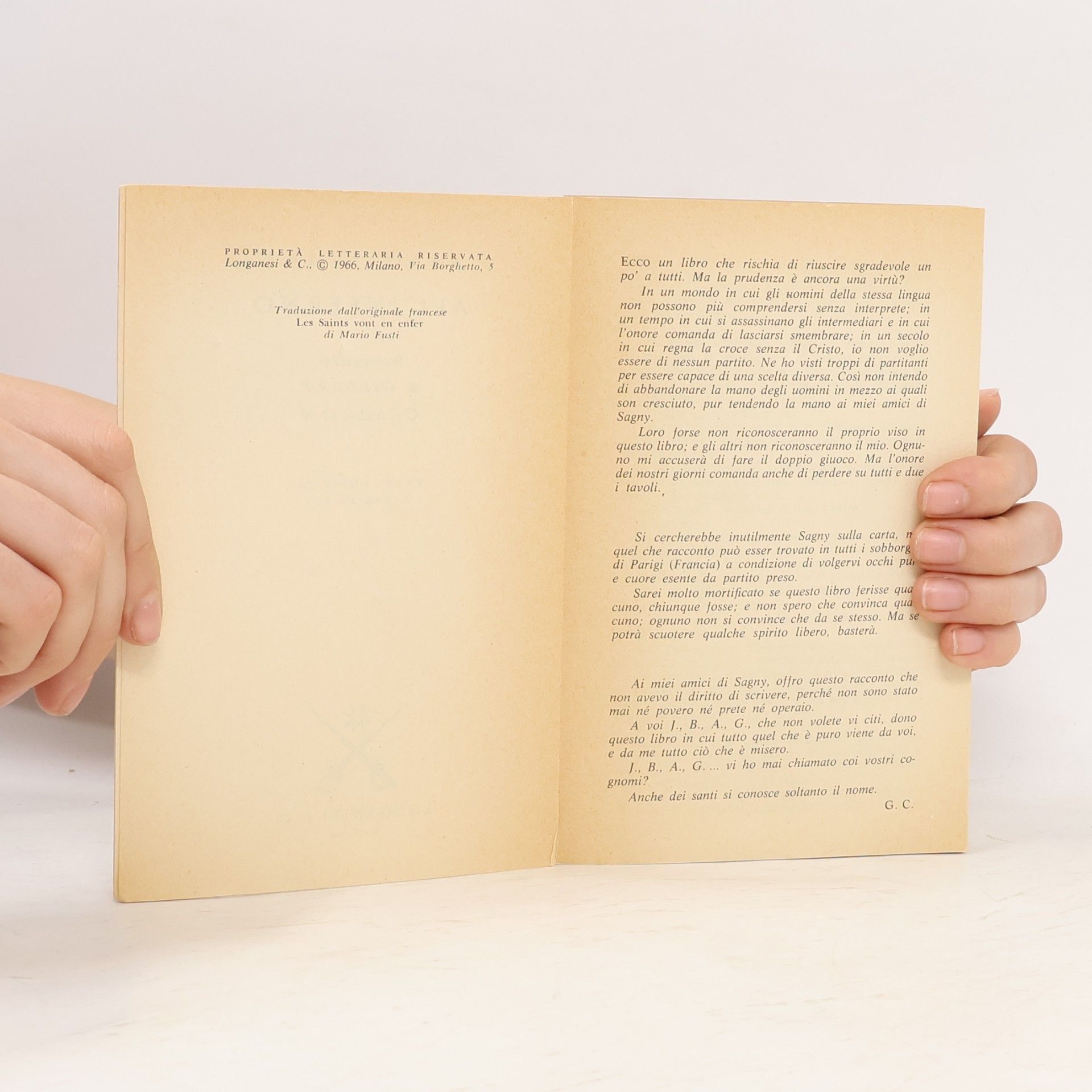 Gilbert Cesbron I santi vanno all'inferno