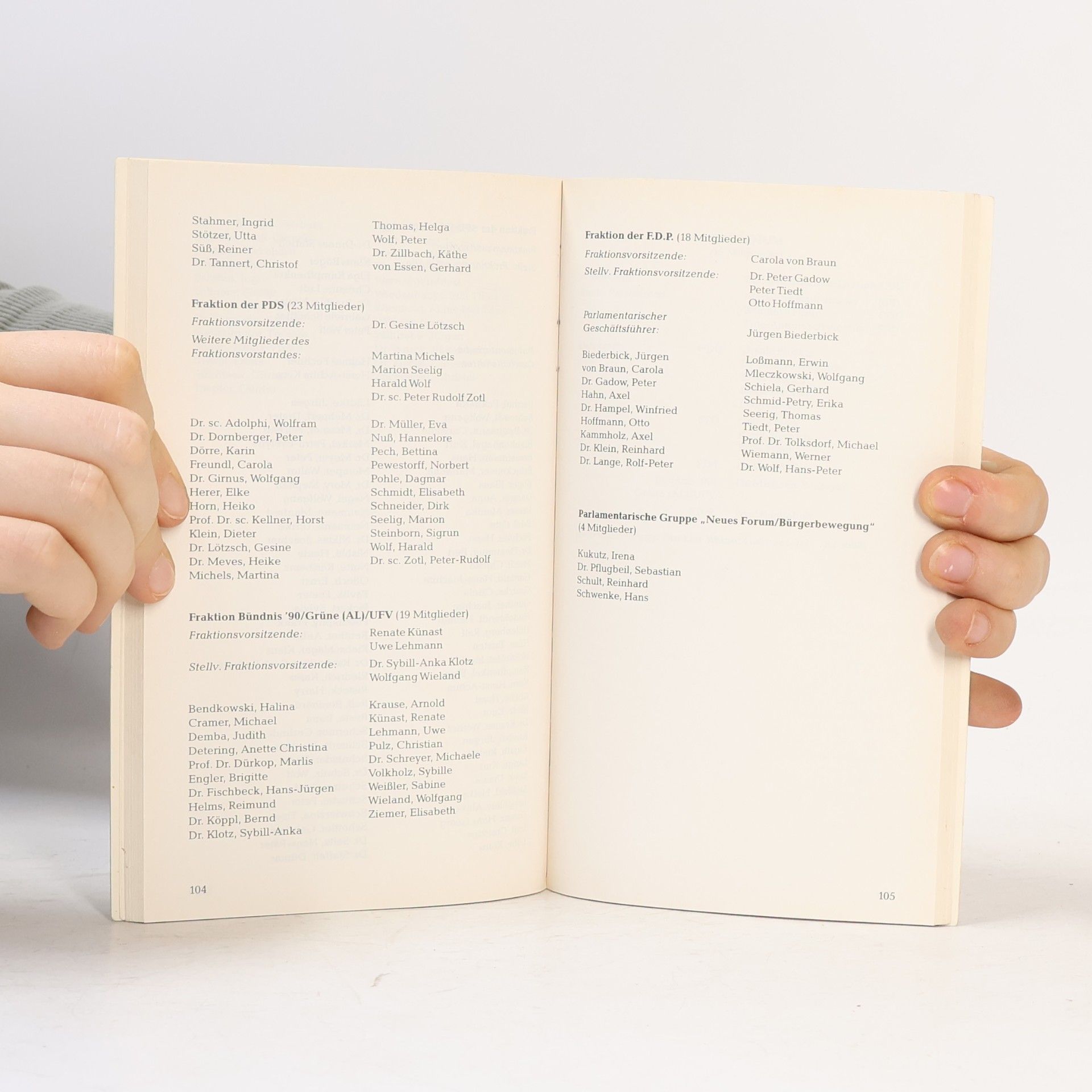 Various authors Volkshandbuch des Abgeordnetenhauses von Berlin