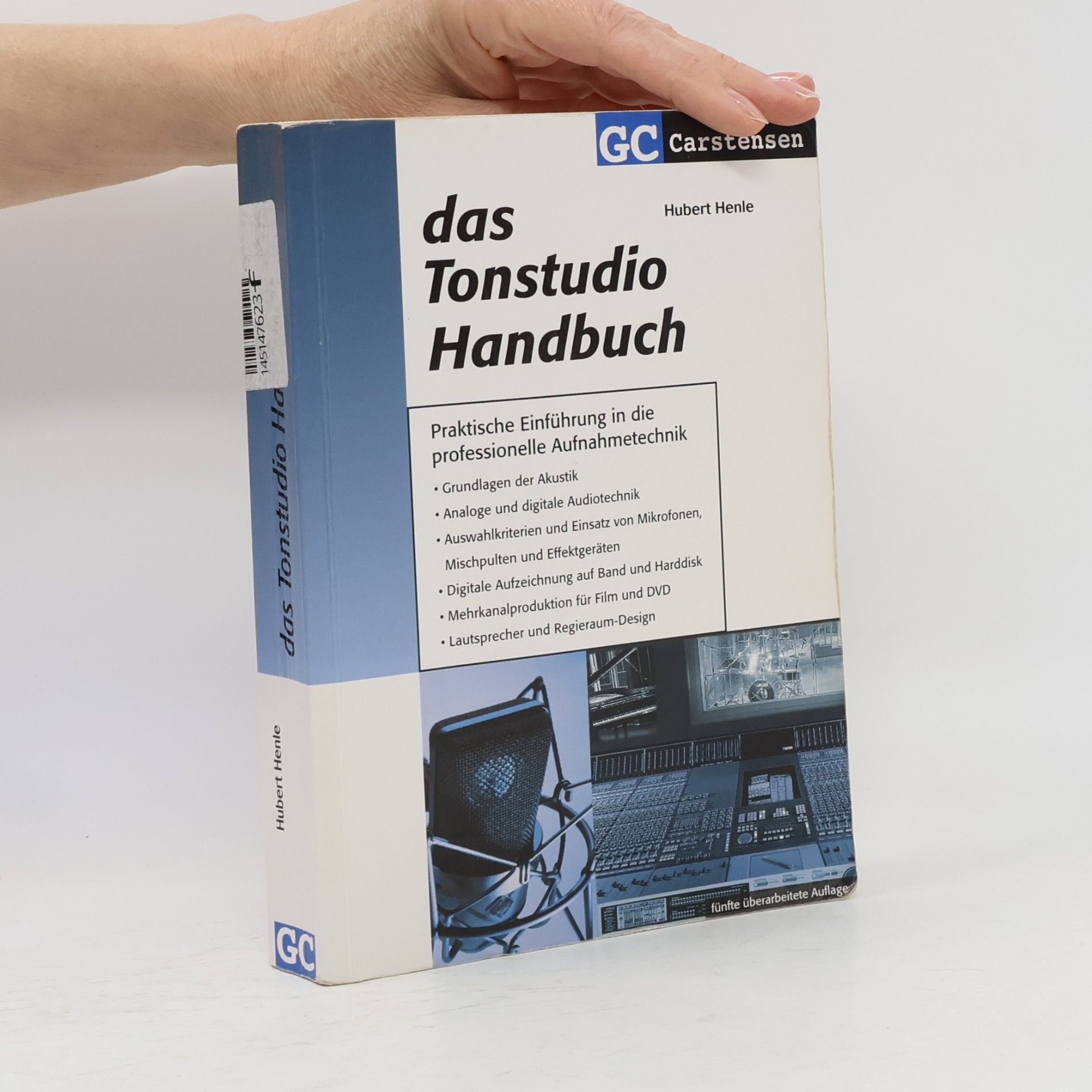 Hubert Henle Das Tonstudio Handbuch