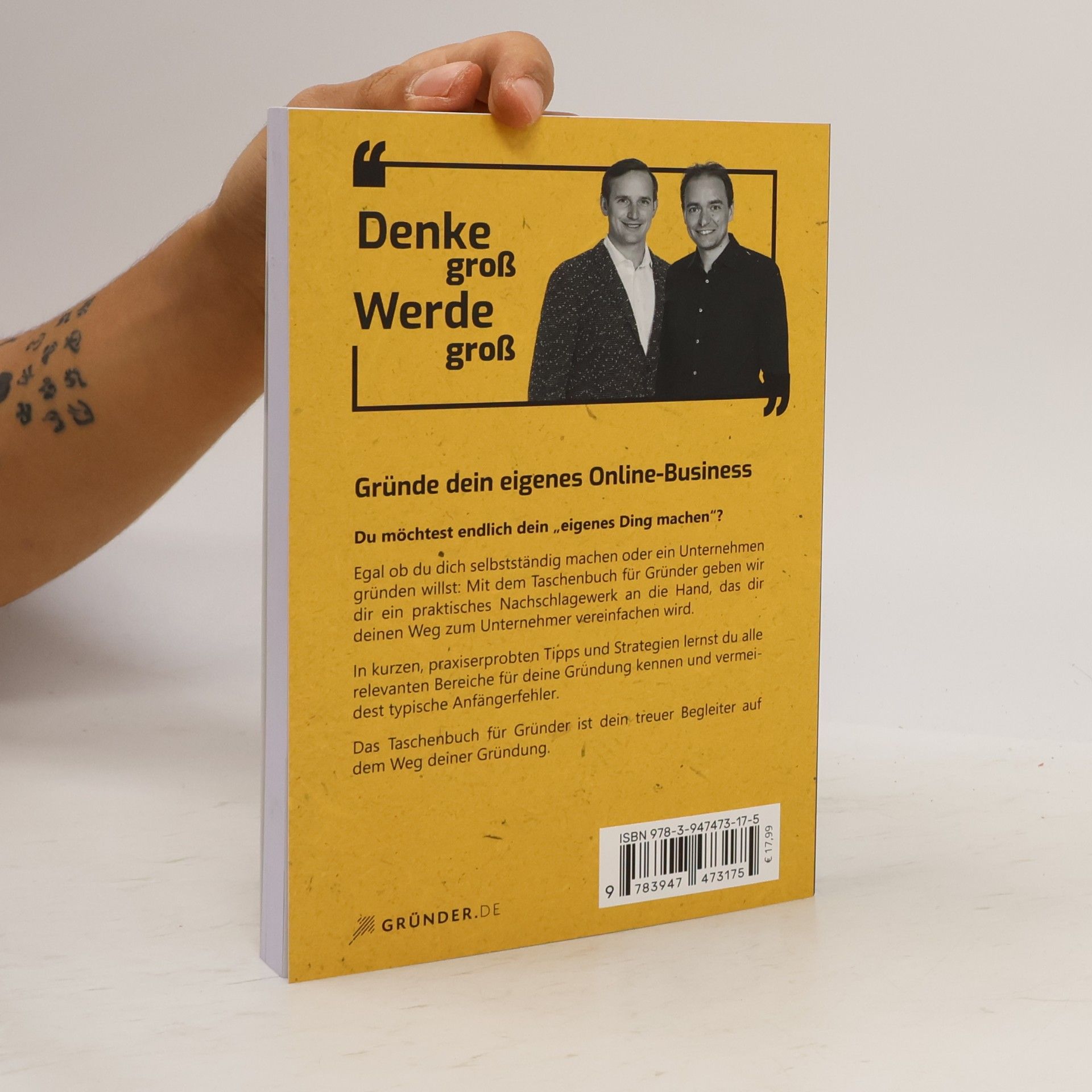 Thomas Klußmann Das Taschenbuch für Gründer