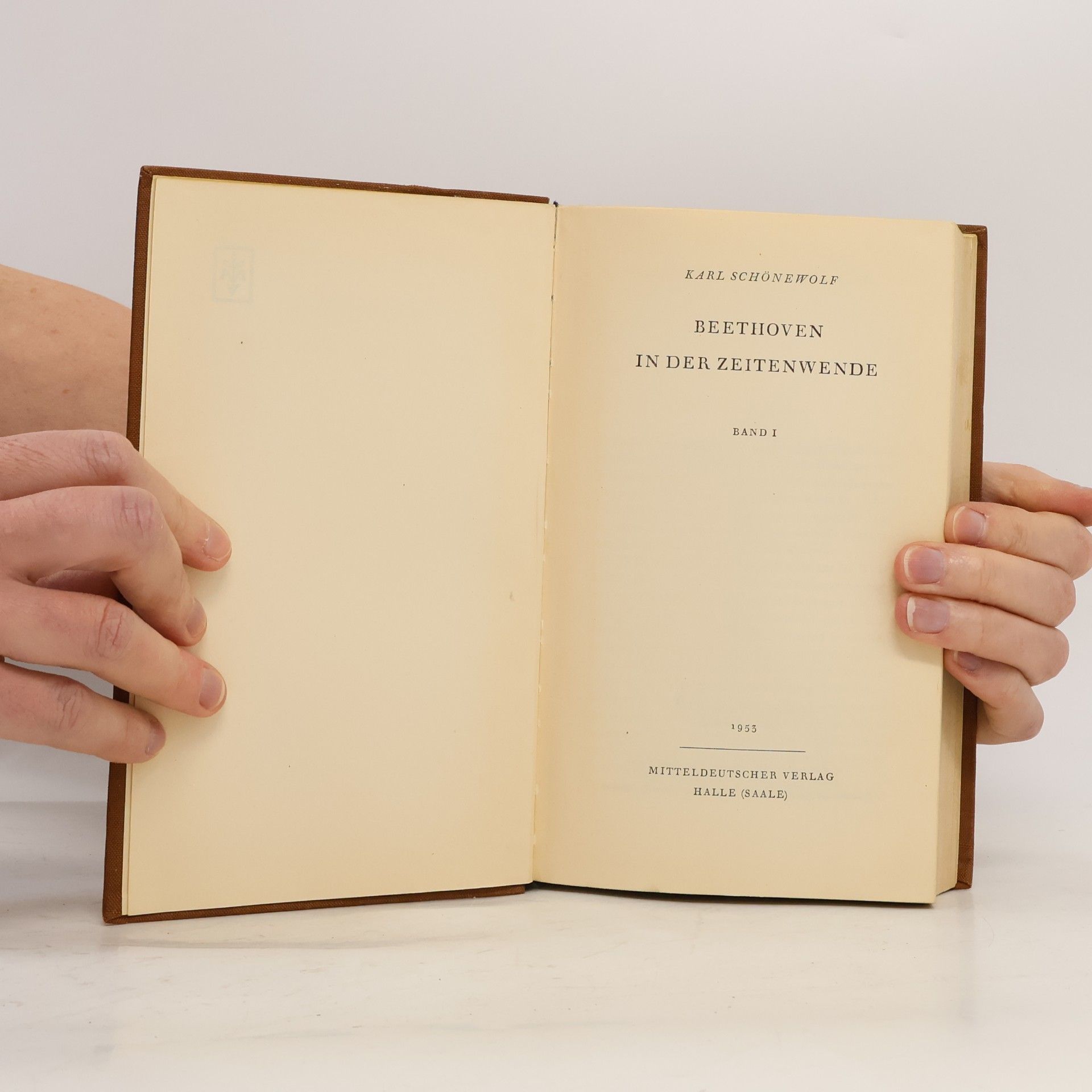 Karl Schönewolf Beethoven in der Zeitenwende I.