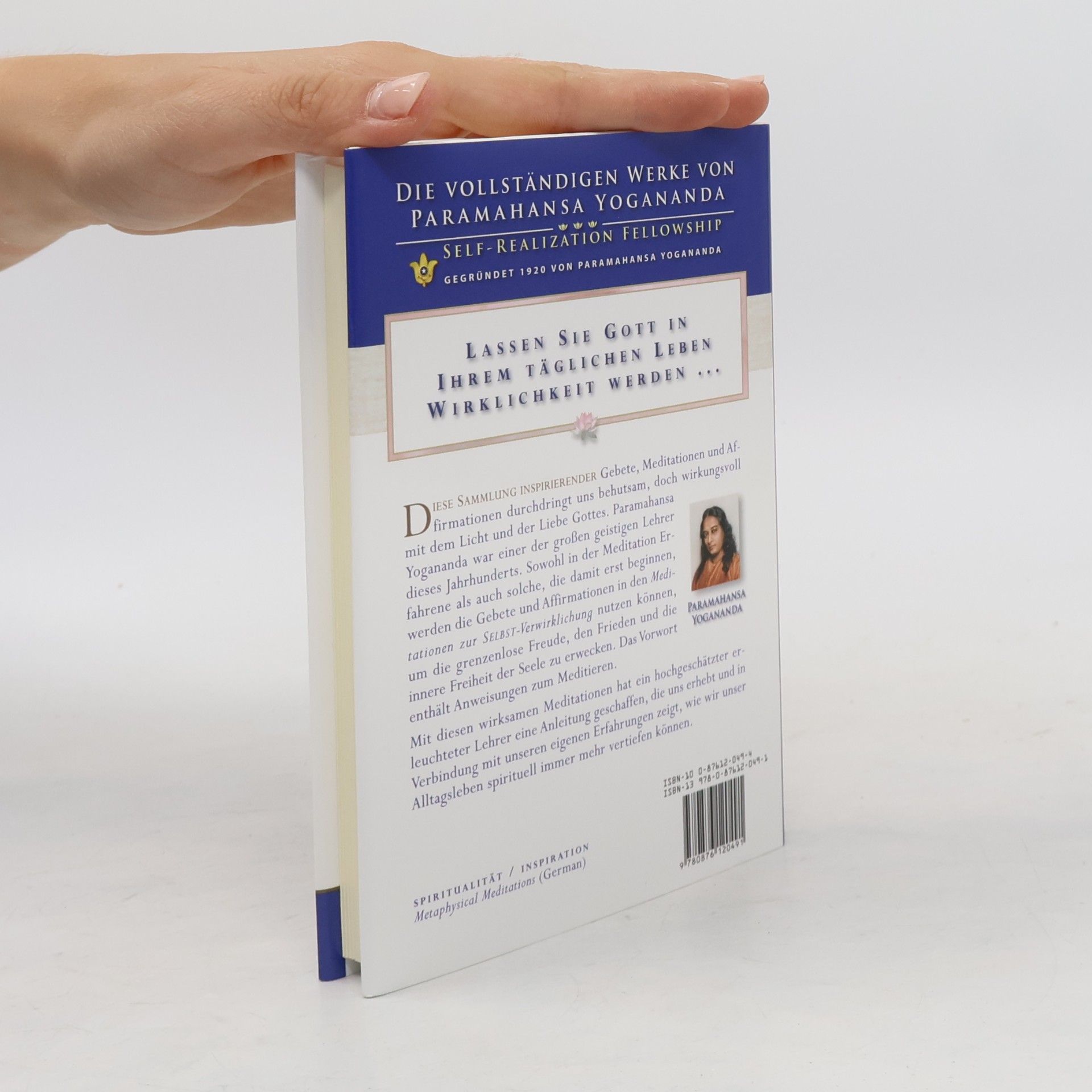 Paramahansa Yogananda Meditationen zur Selbst-Verwirklichung