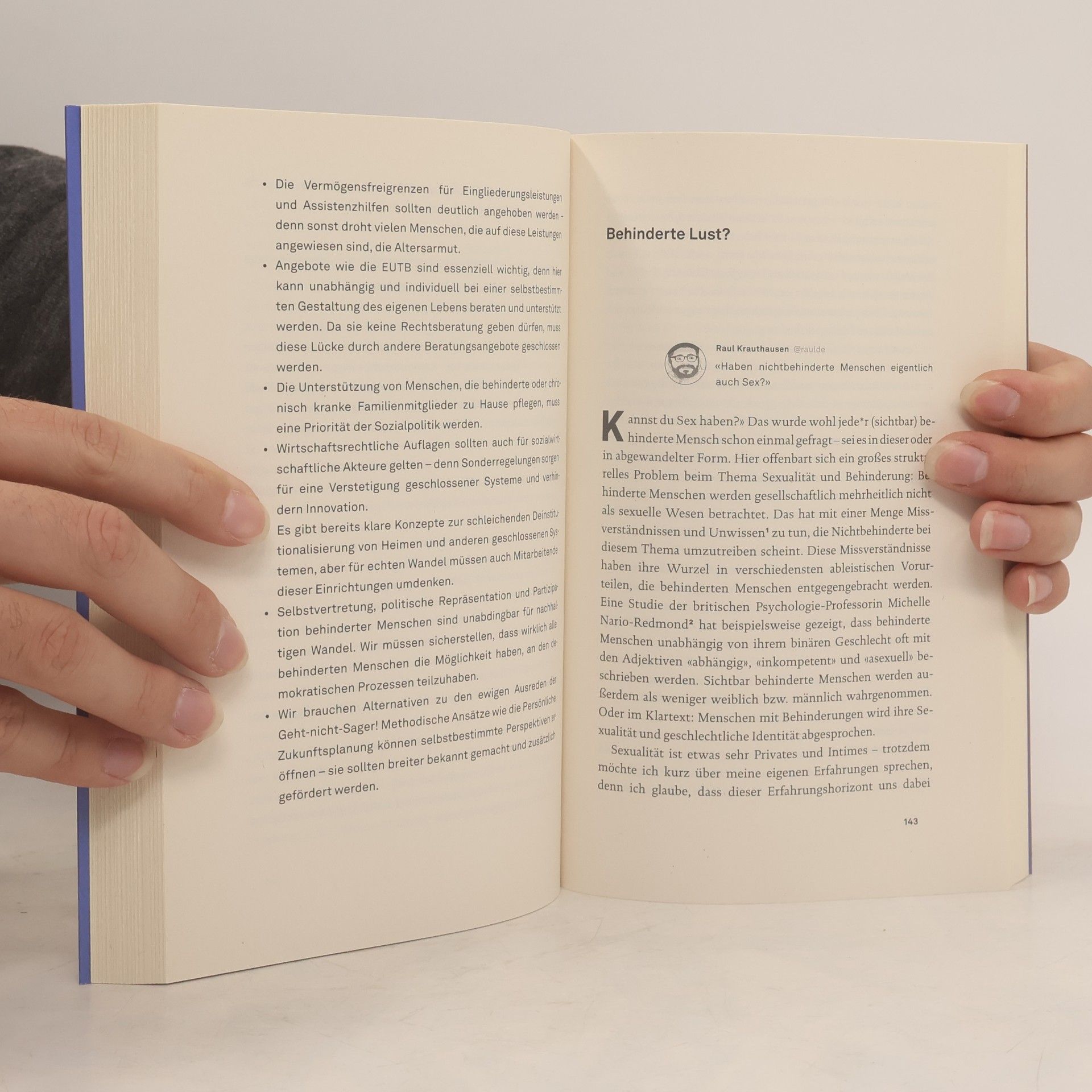 Raúl Aguayo-Krauthausen Wer Inklusion will, findet einen Weg - wer sie nicht will, findet Ausreden