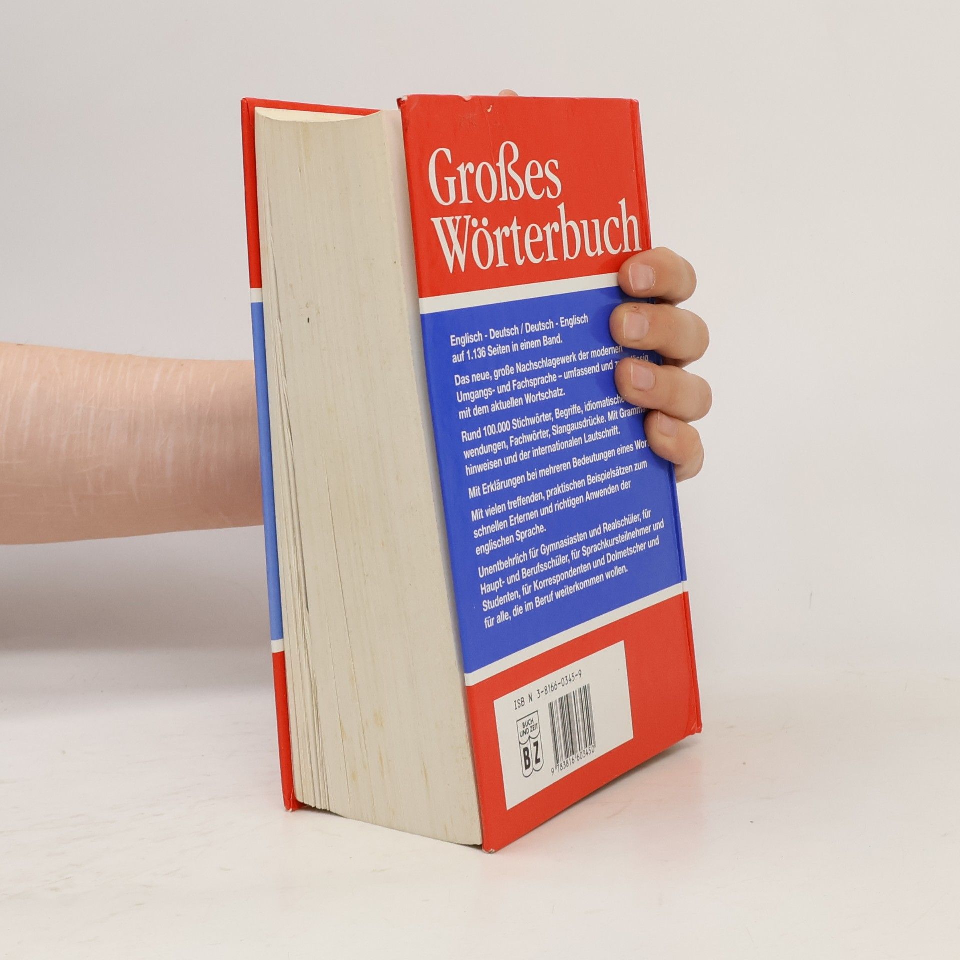 Barry Sandoval Großes Wörterbuch Englisch - Deutsch, Deutsch - Englisch