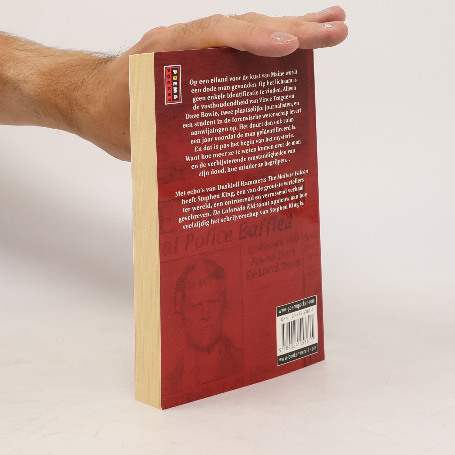 Stephen King Poema: De Colorado Kid