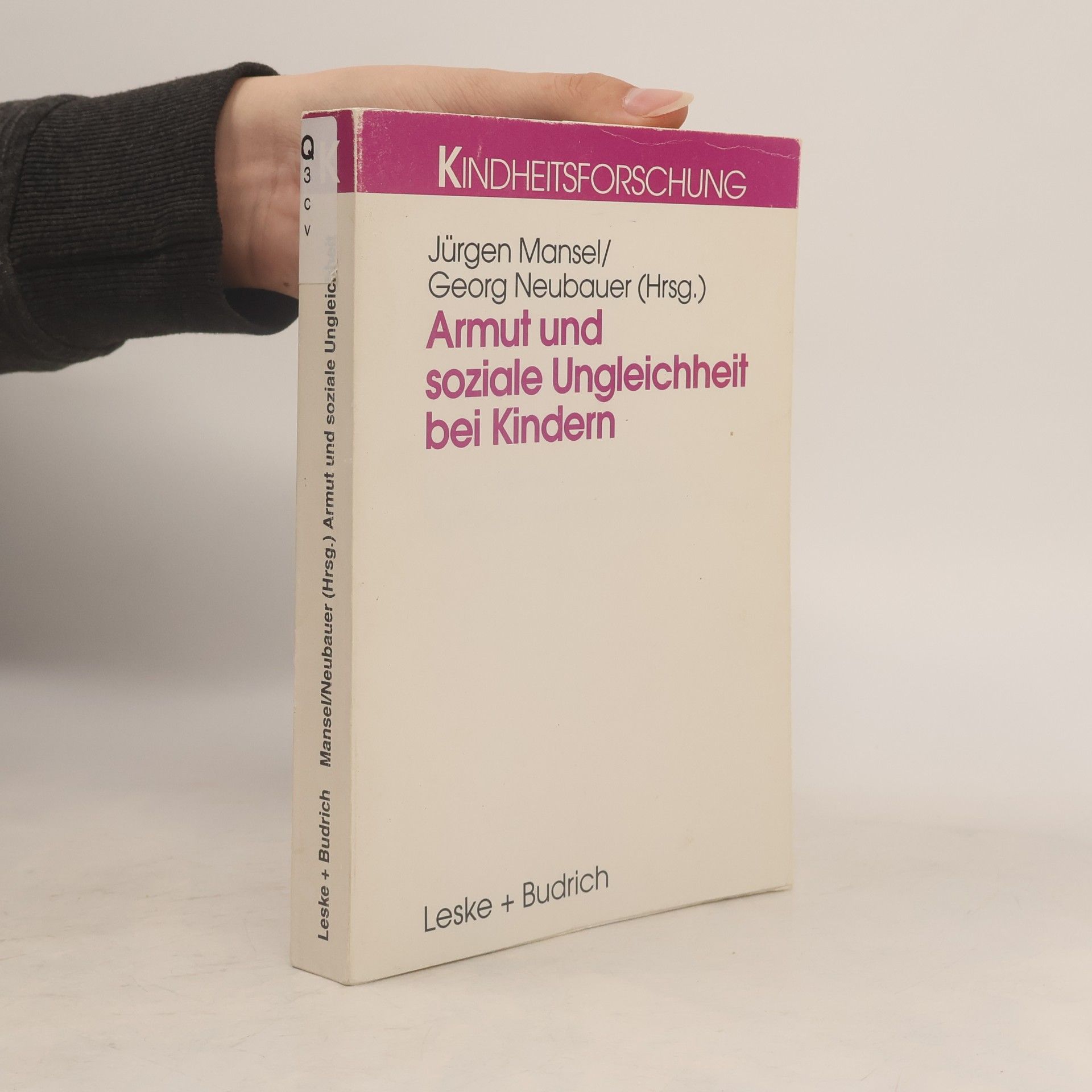 Georg Neubauer Armut und soziale Ungleichheit bei Kindern