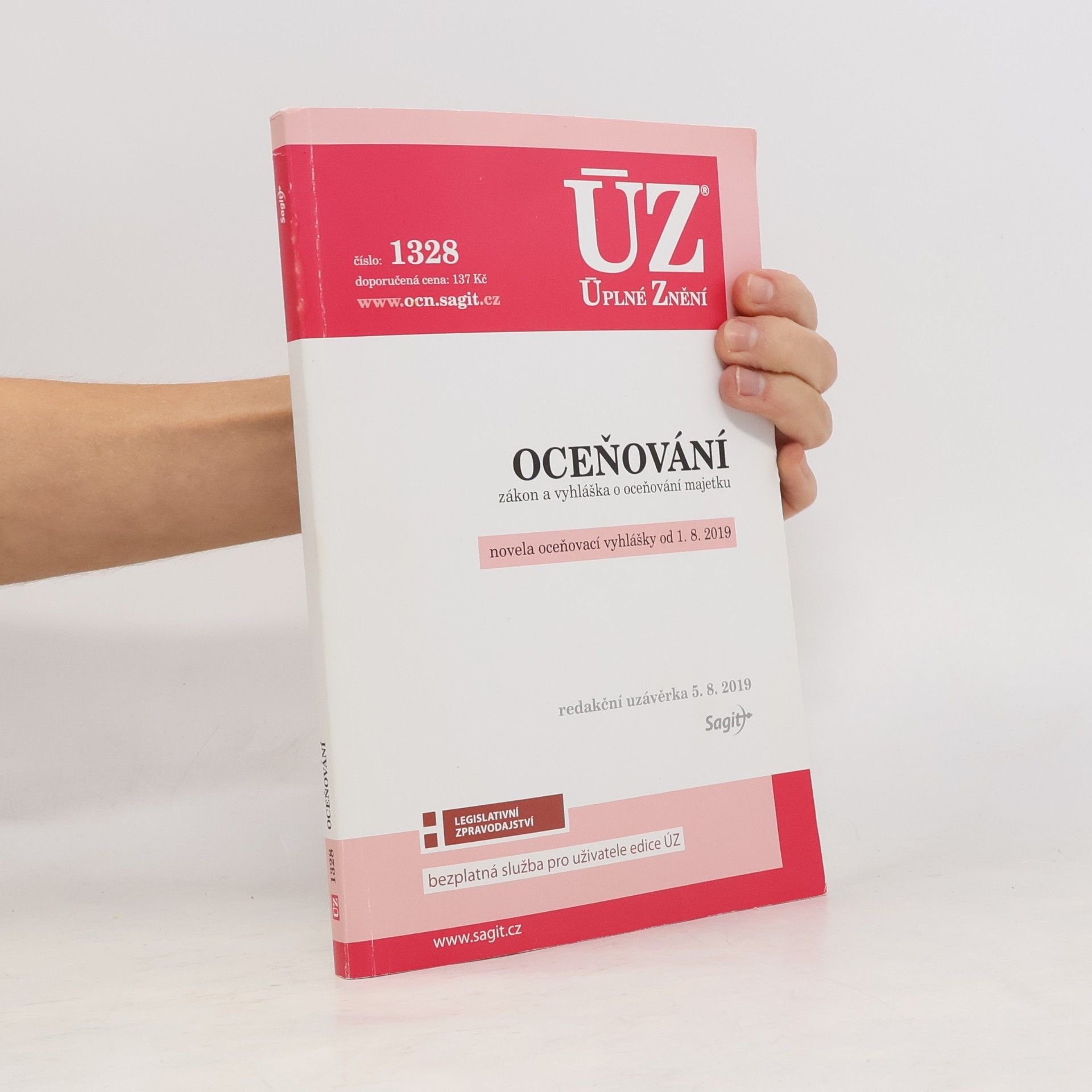 Kolektiv autorů Oceňování: Zákon a vyhláška o oceňování majetku: Novela oceňovací vyhlášky od 1. 8. 2019