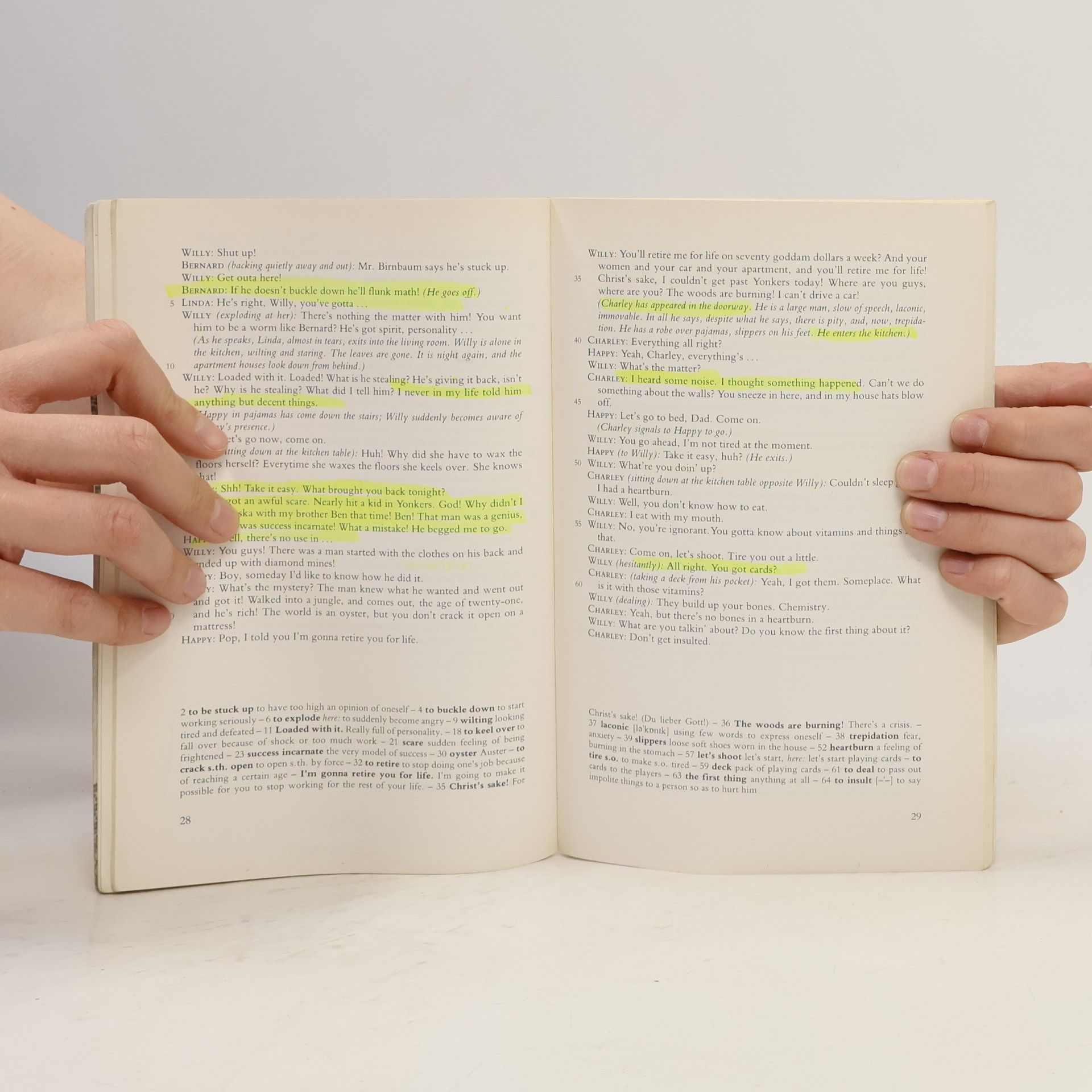 Arthur Miller Death of a salesman : certain private conversations in two acts and a requiem : text and study aids