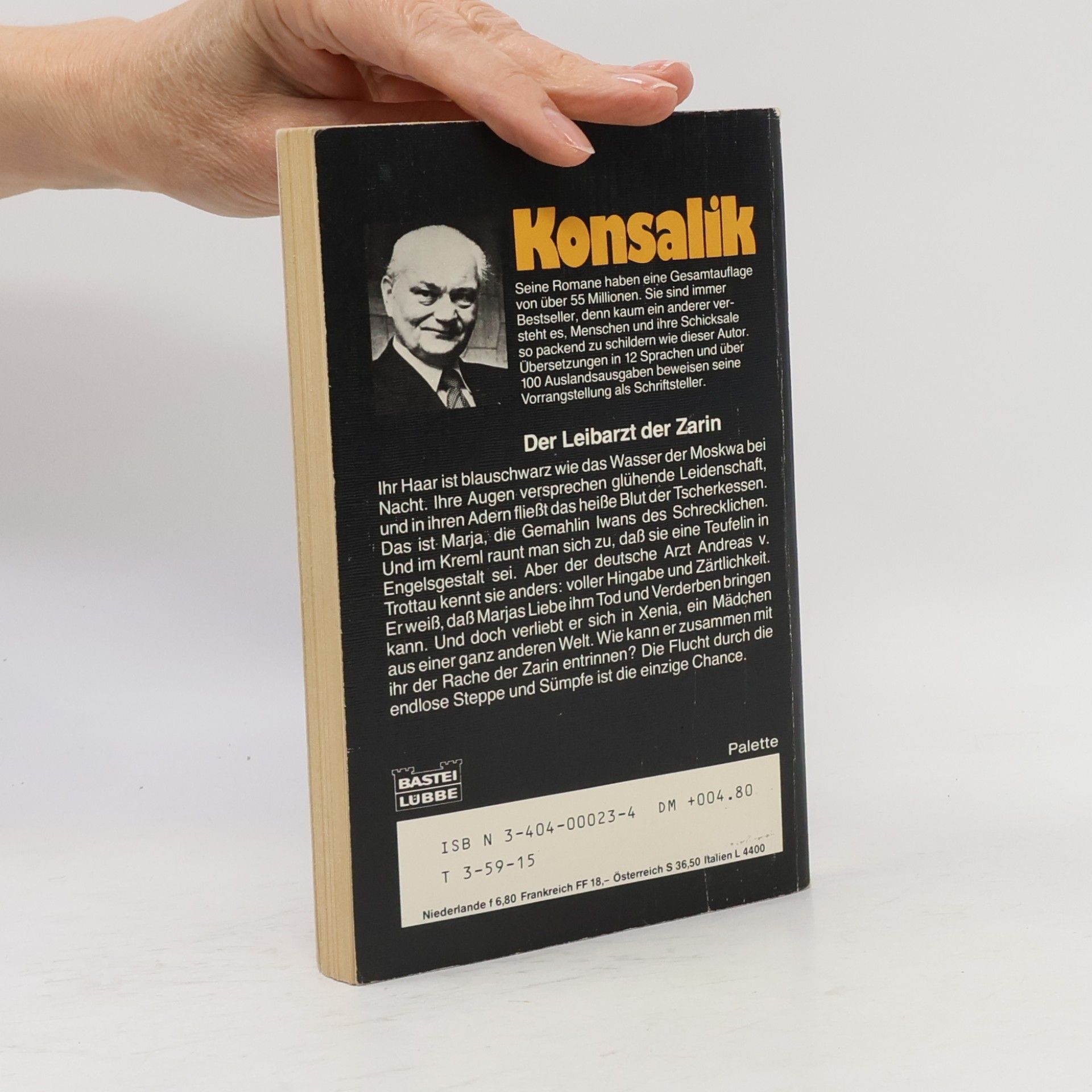 Heinz Günther Konsalik Der Leibarzt der Zarin