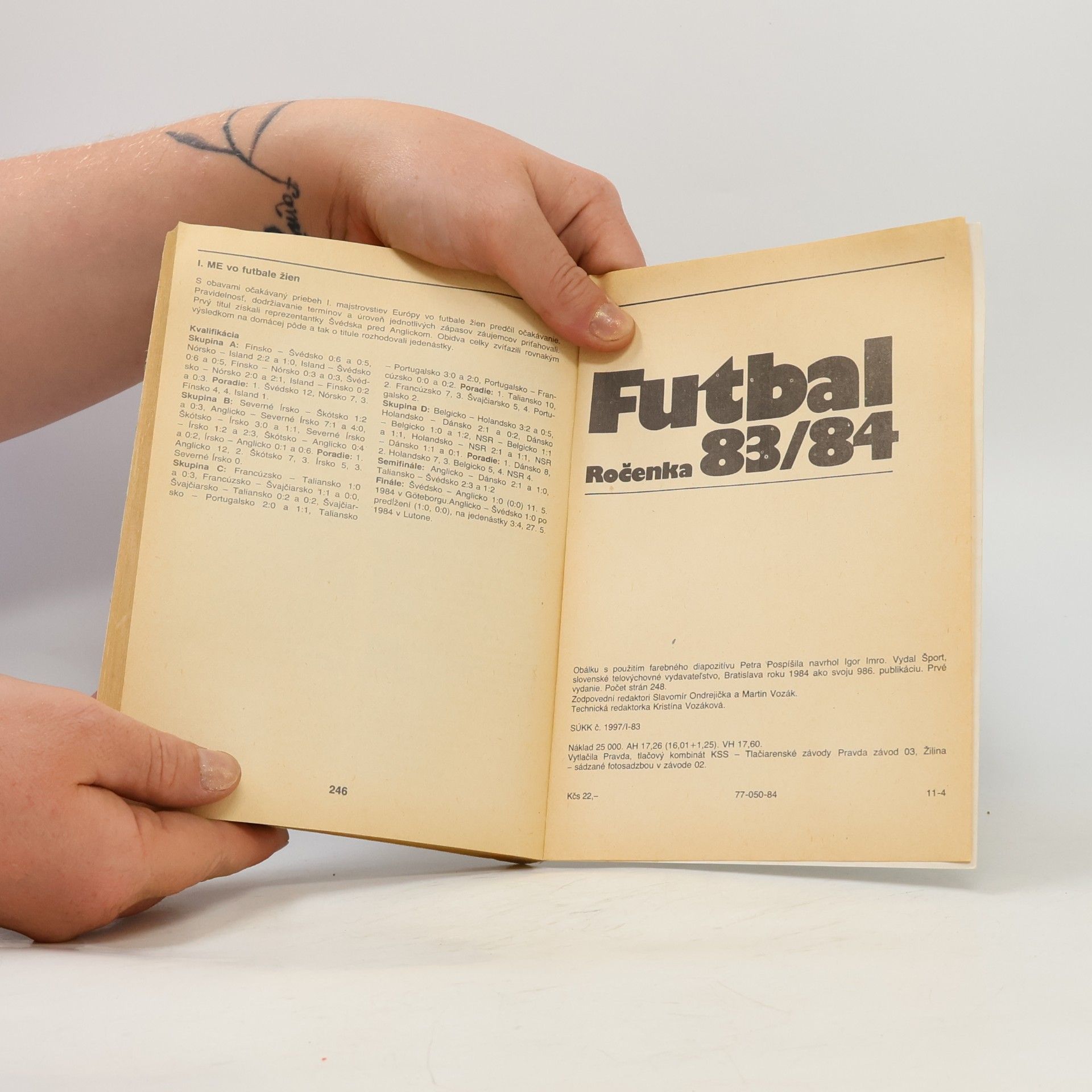 Autorenkollektiv Futbal: Ročenka 83/84