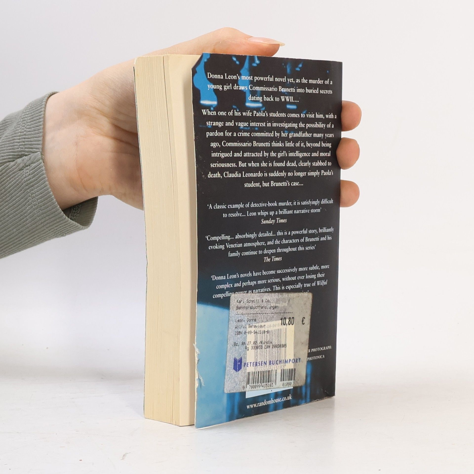 Donna Leon Wilful Behaviour