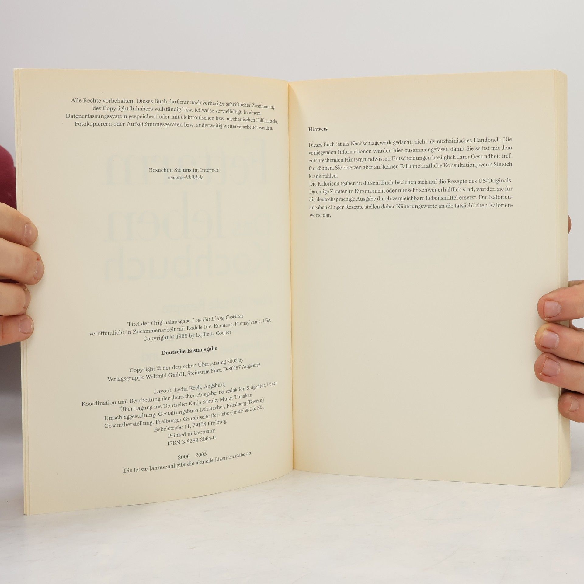 Robert K. Cooper Fettarm leben - das Kochbuch