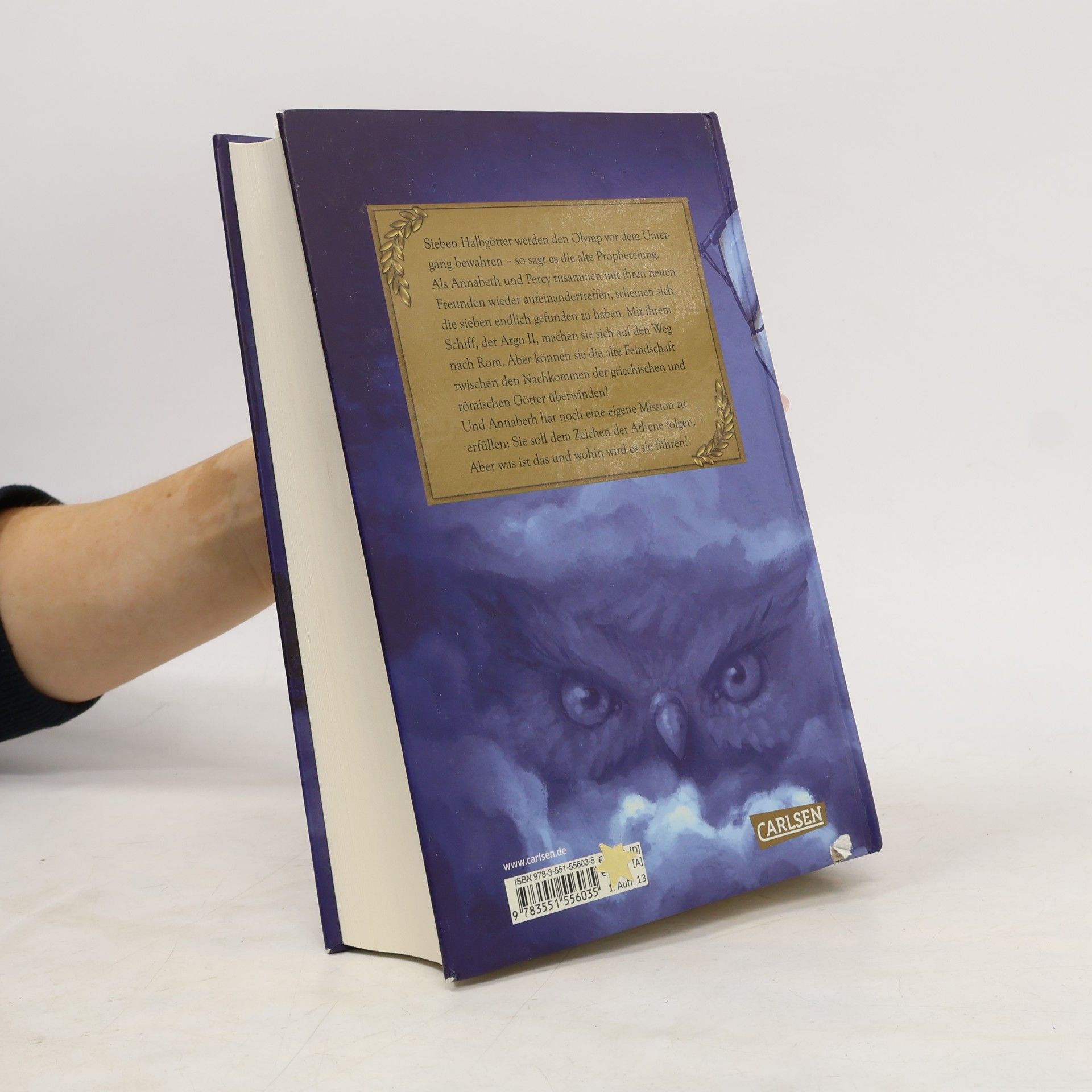 Rick Riordan Helden des Olymp 3: Das Zeichen der Athene