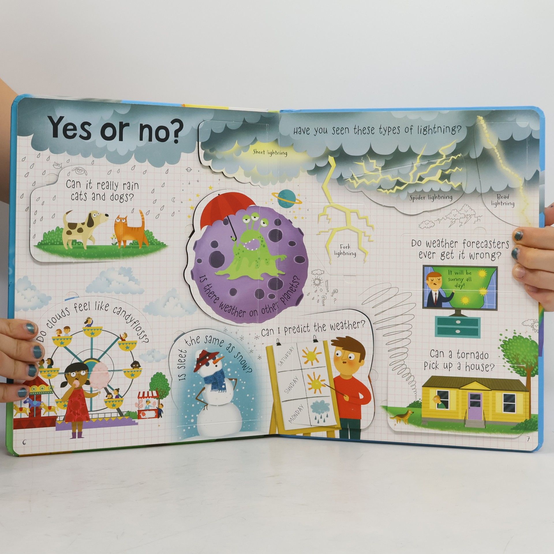 Daynes Katie. Lift-the-flap Questions and Answers about Weather